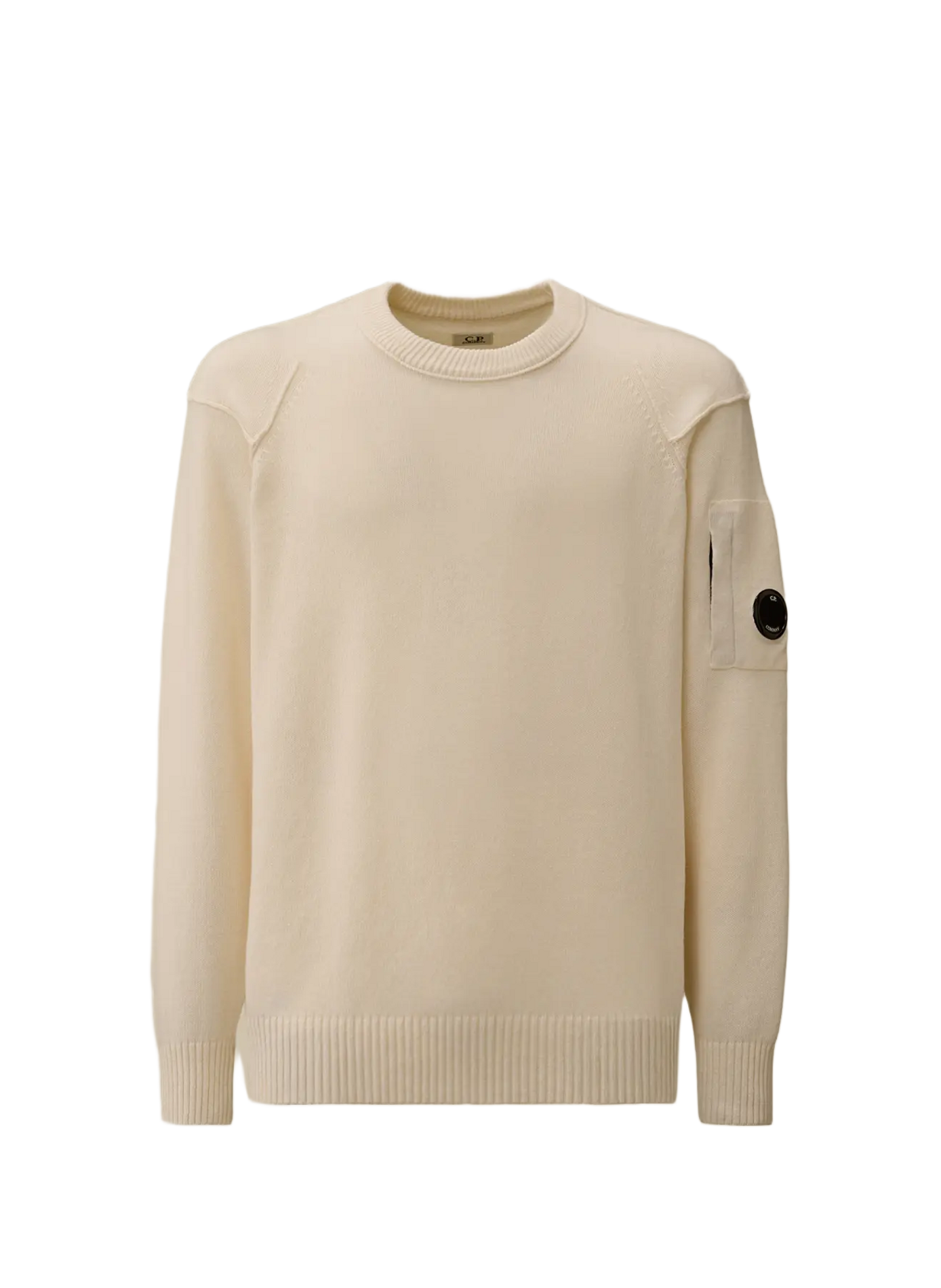 Straight wool blend sweater CP COMPANY White