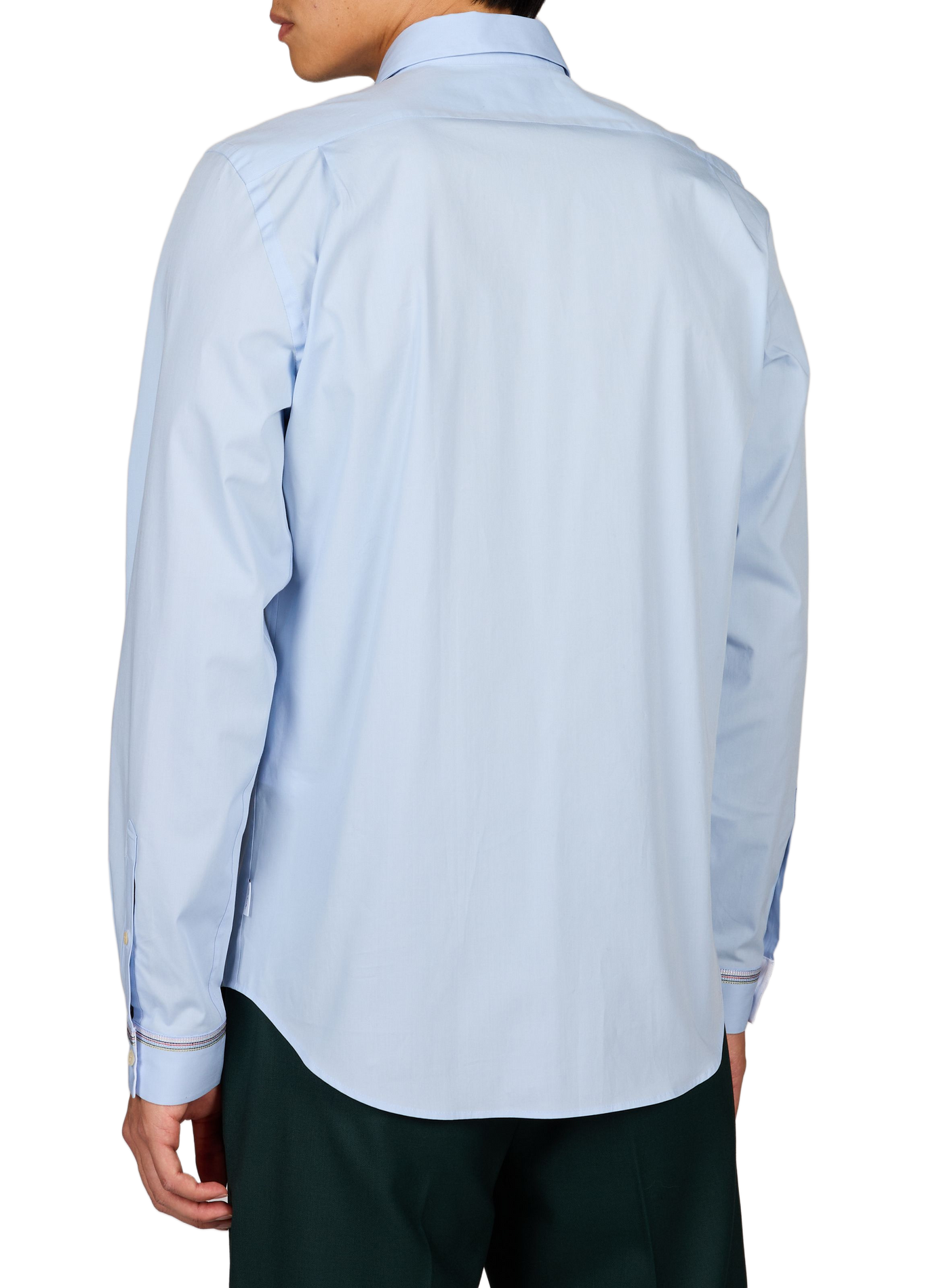 Straight cotton-blend shirt PAUL SMITH Blue