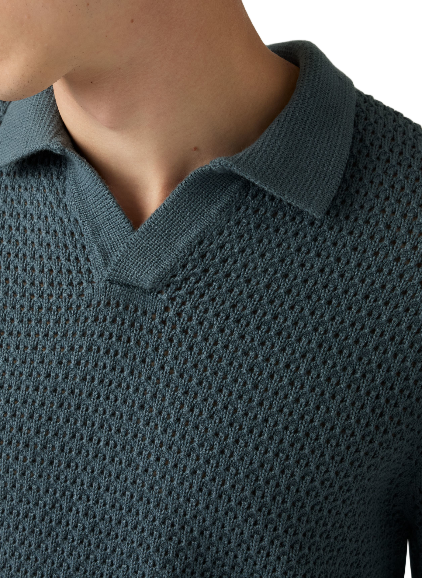 Straight V-neck cotton polo LEVI'S Blue