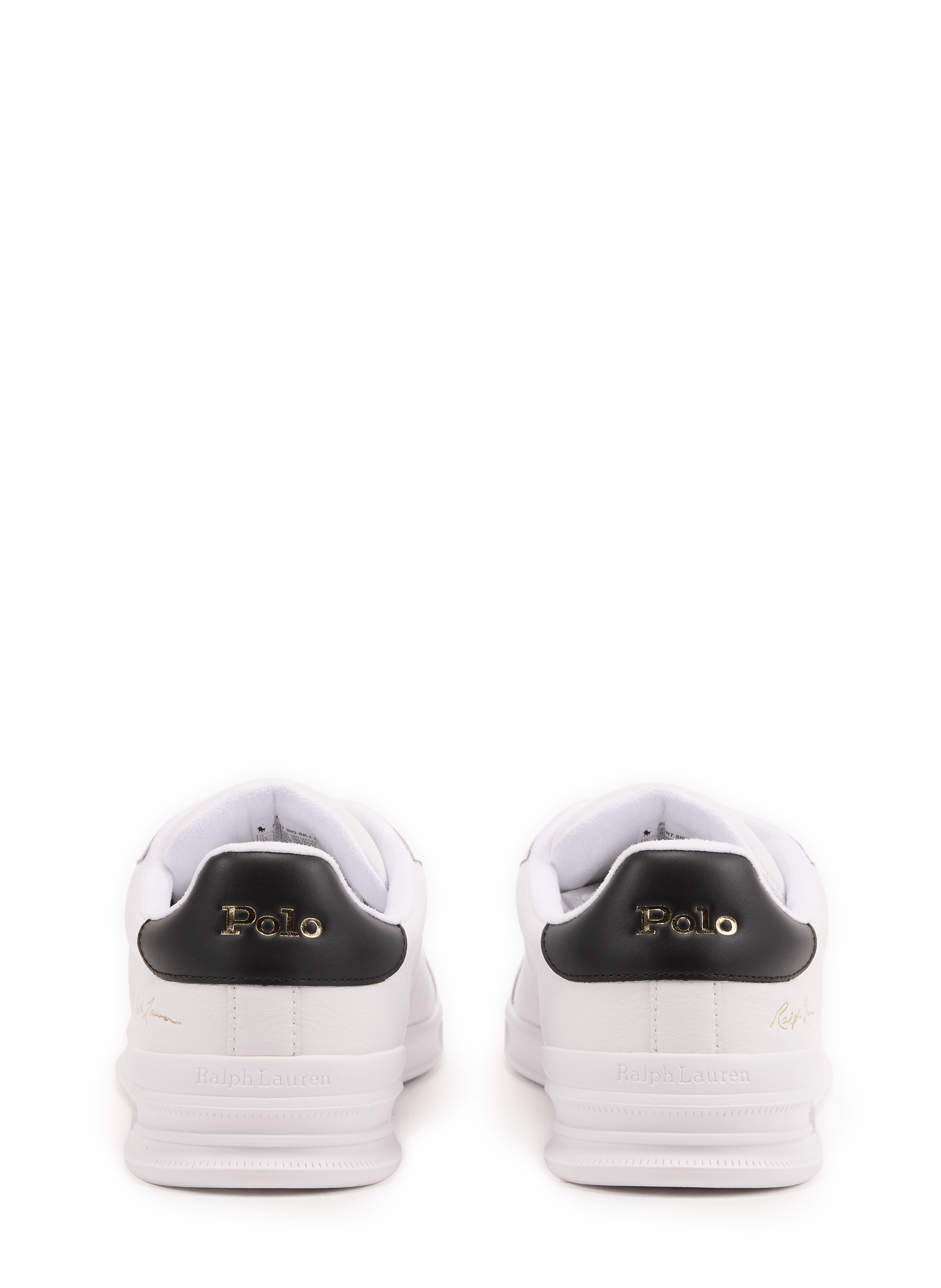 Low-top Heart Court leather sneakers POLO RALPH LAUREN White
