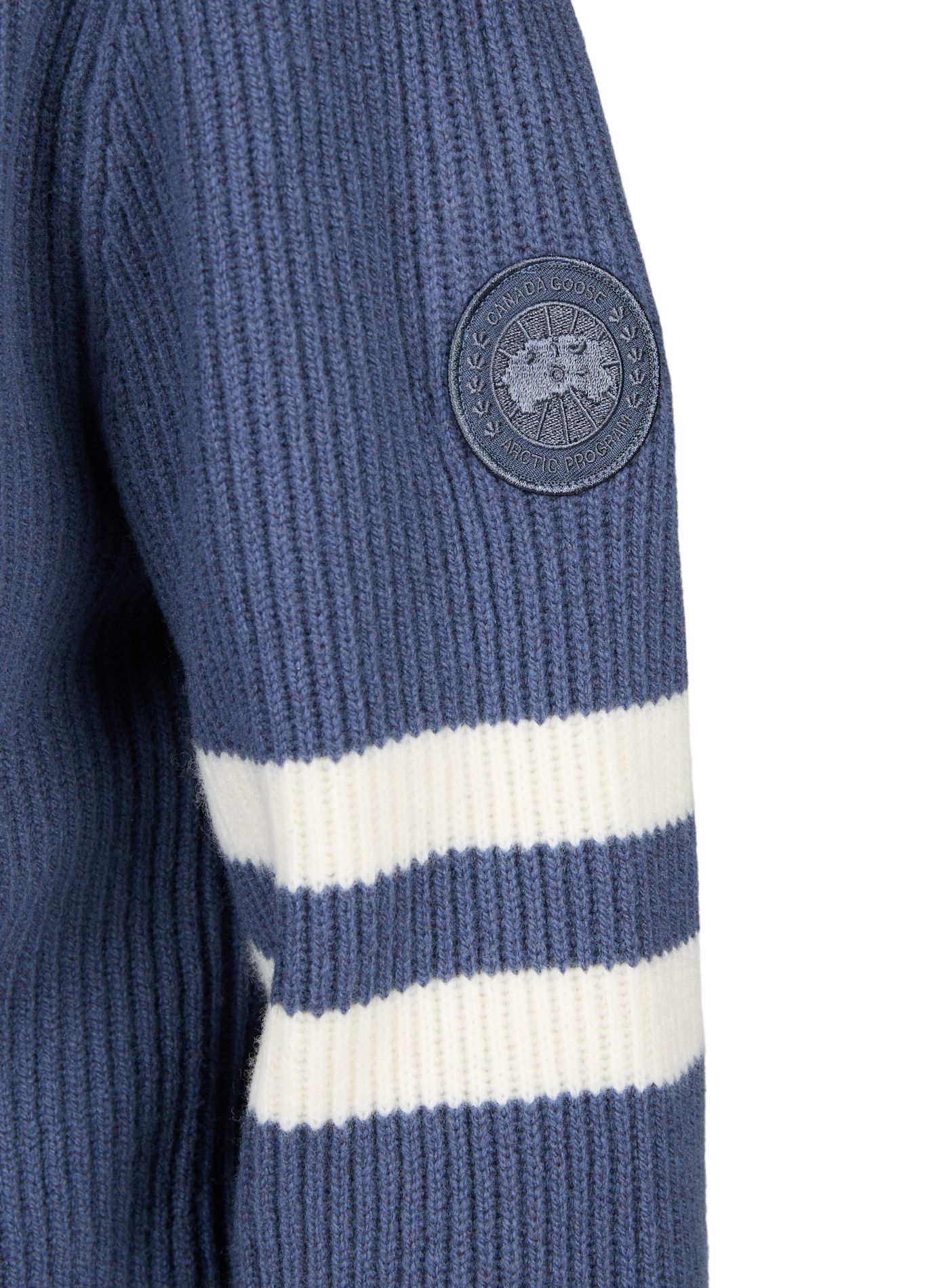 Straight wool turtleneck sweater CANADA GOOSE Blue