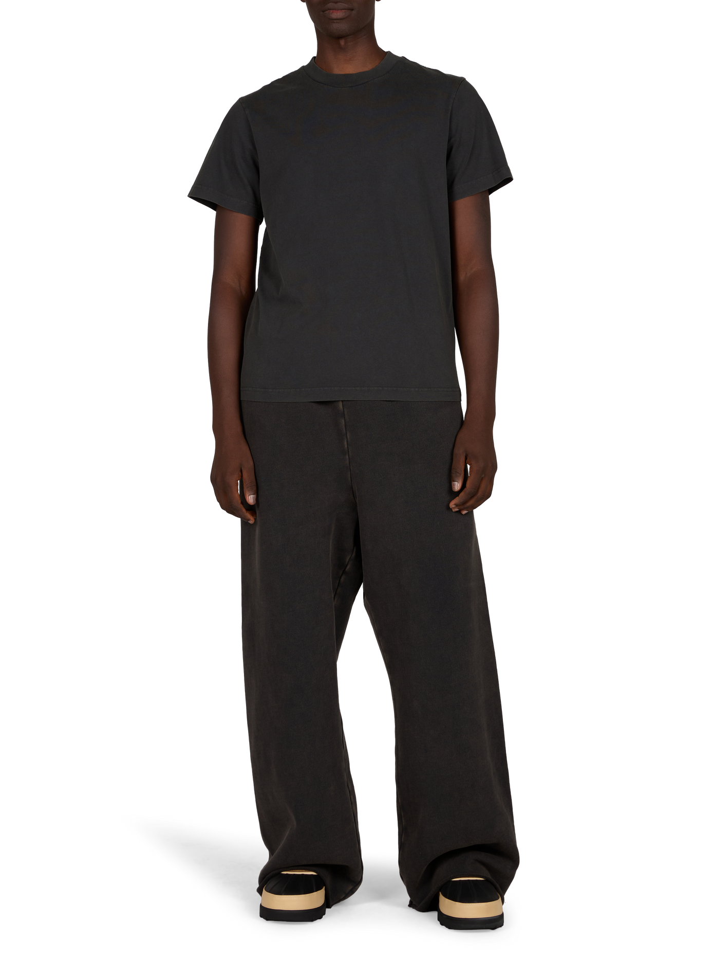 Cotton joggers ENTIRE STUDIOS Black