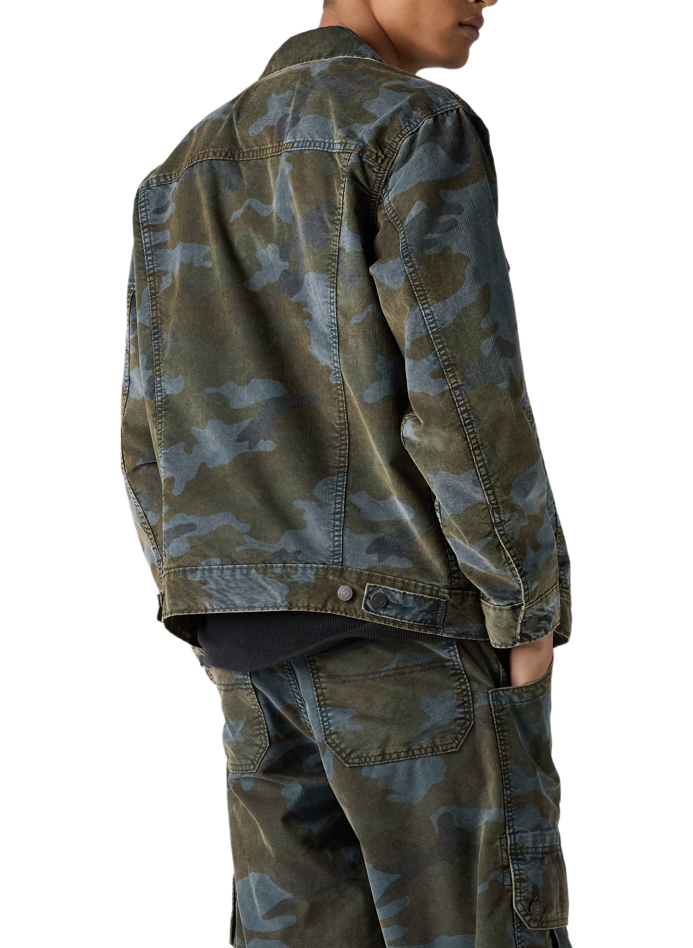 Straight cotton denim jacket | Green LEVI'S Men