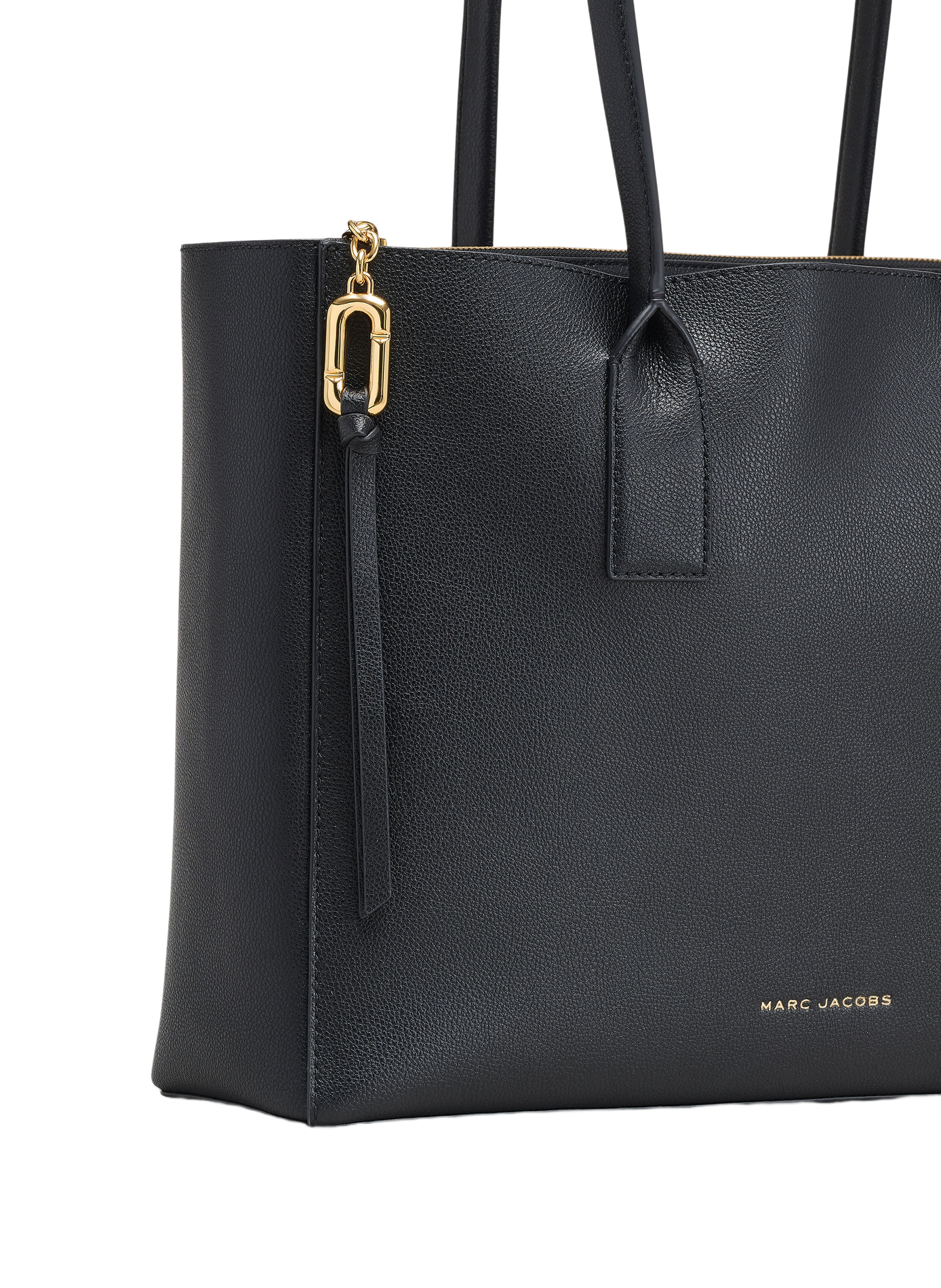 Pop J Marc Work Tote leather tote bag MARC JACOBS Black