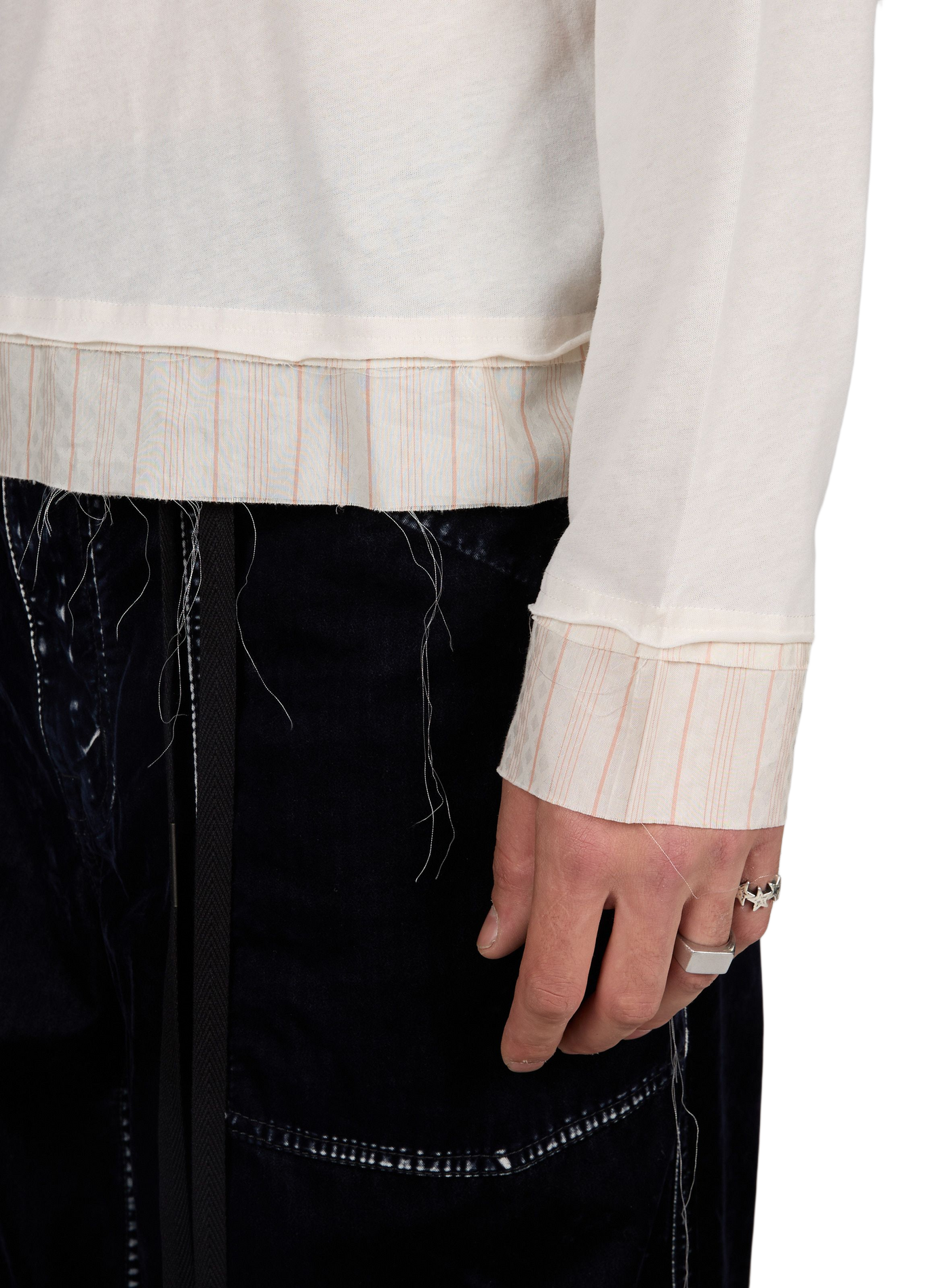 Straight cotton t-shirt ANN DEMEULEMEESTER White
