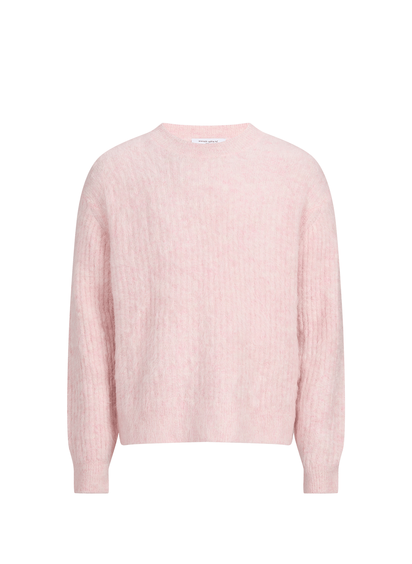 Pull oversize en laine mélangée MAISON KITSUNÉ Rose