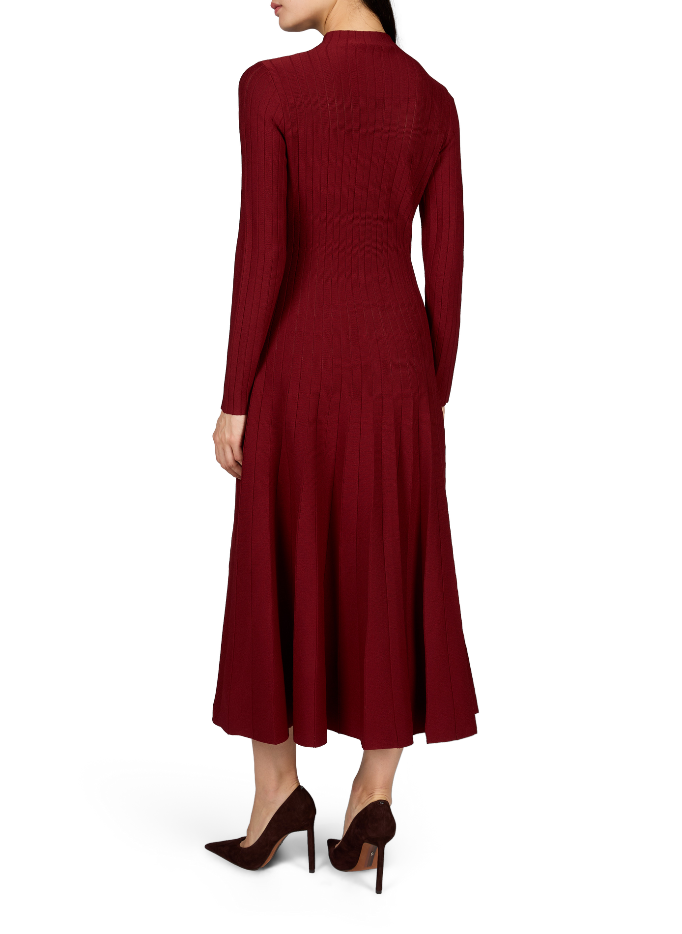 Knitted maxi dress ADOLFO DOMINGUEZ Red
