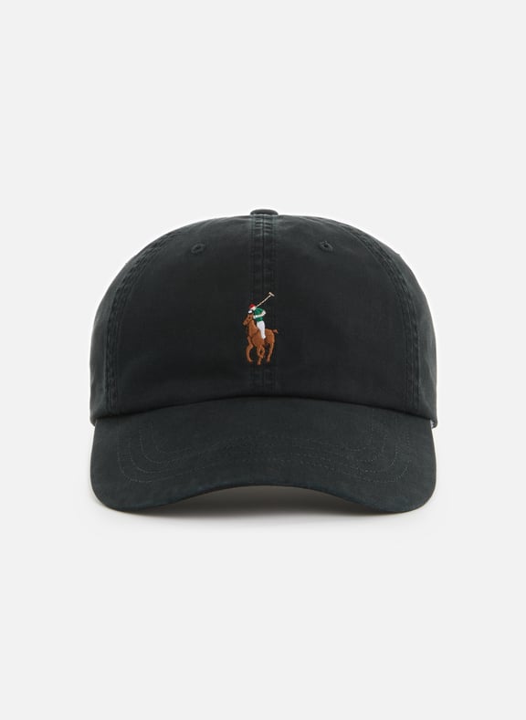 Casquette Polo en coton Noir by POLO RALPH LAUREN POLO RALPH LAUREN Casquette Polo en coton Noir