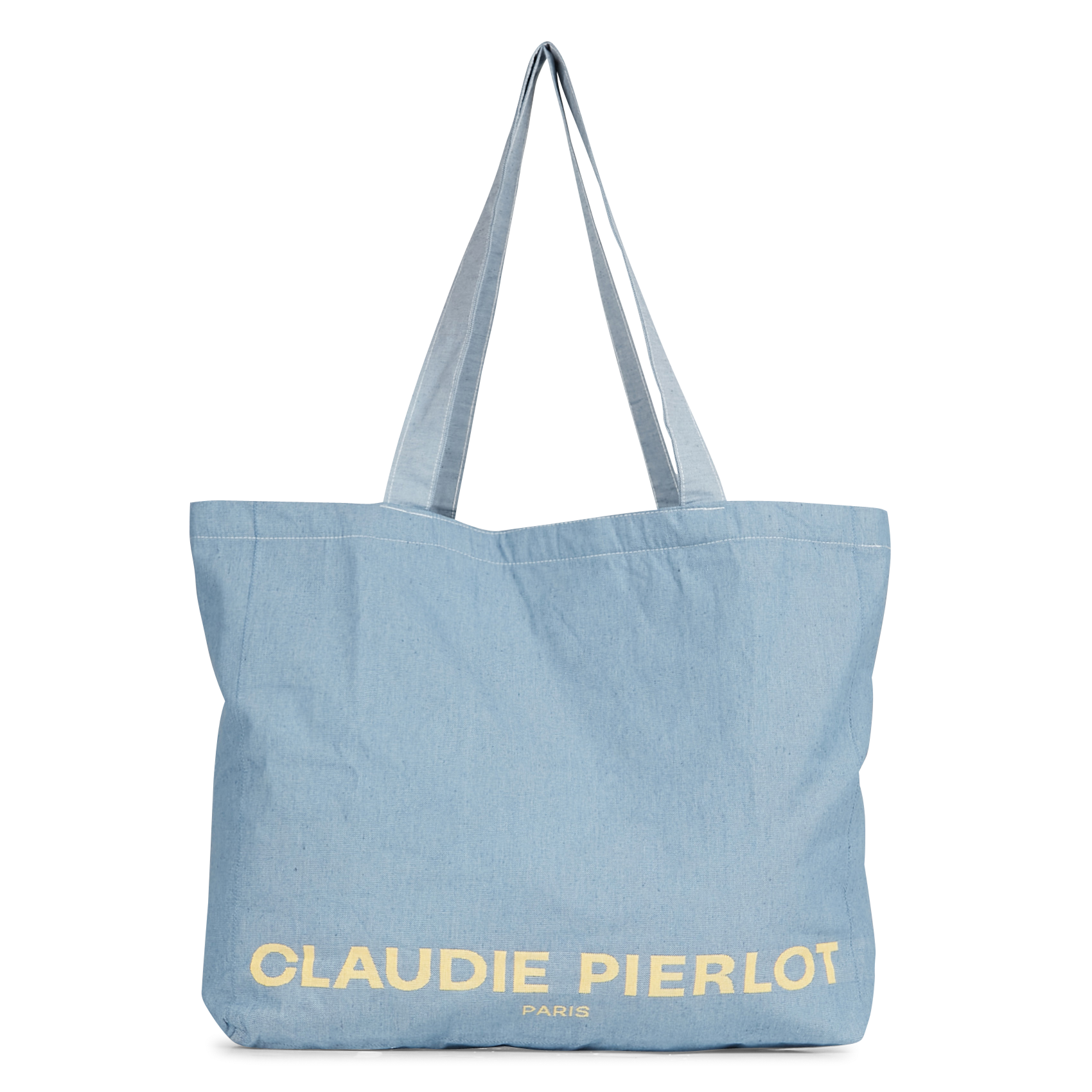 Sac cabas en coton recyclé CLAUDIE PIERLOT Bleu