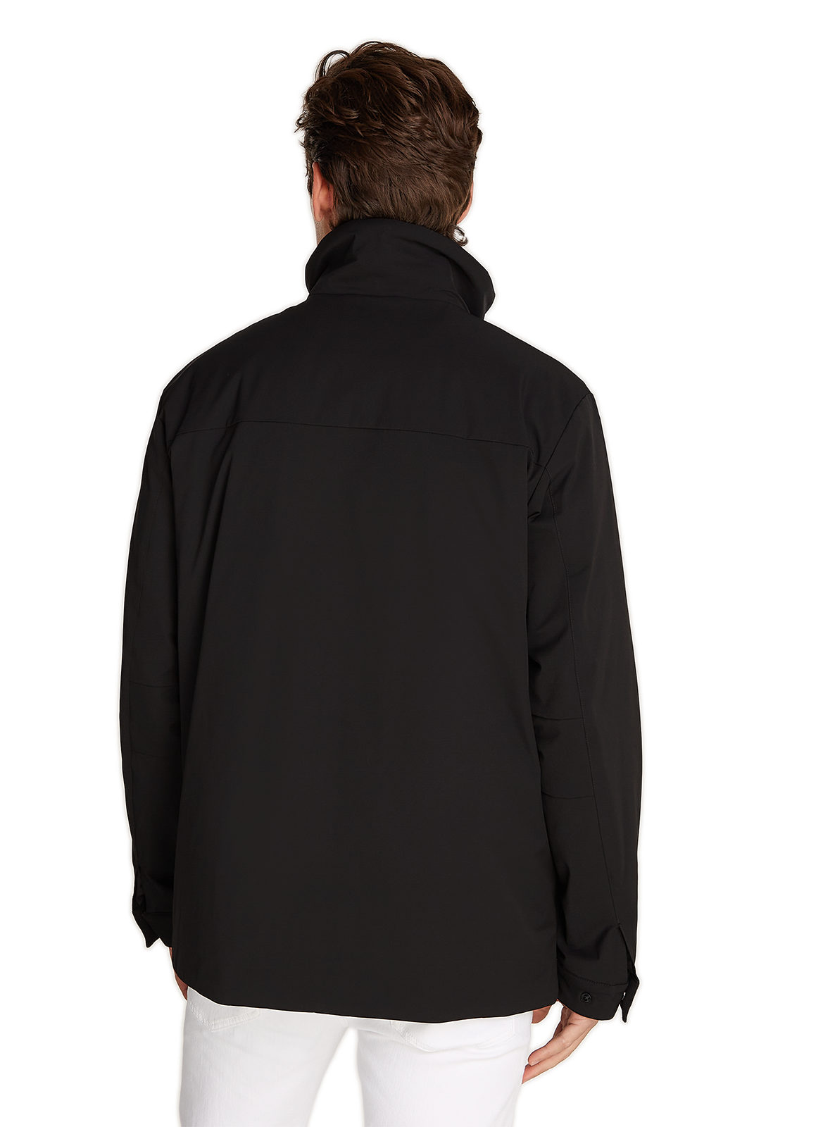 Multipocket Windbreaker Jacket Black