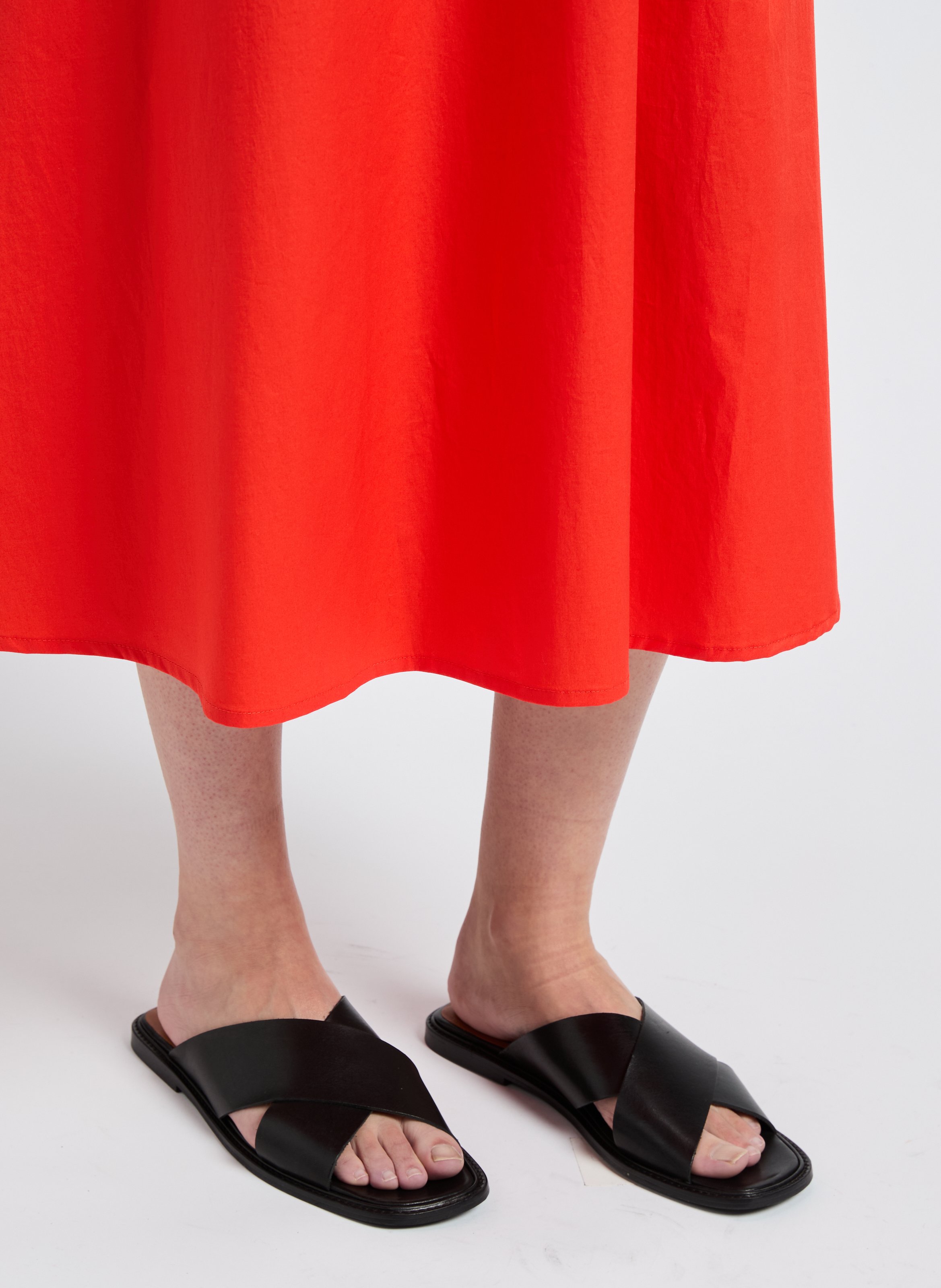 Mules en cuir CLAUDINE SAISON 1865 Noir