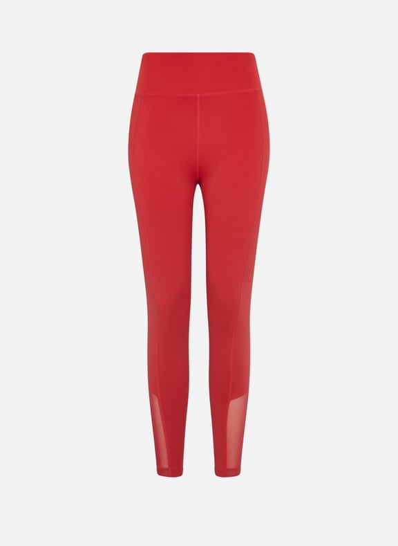 Legging namir 7/8 avec motif en maille Rouge by BORN LIVING YOGA BORN LIVING YOGA Legging namir 7/8 avec motif en maille Rouge