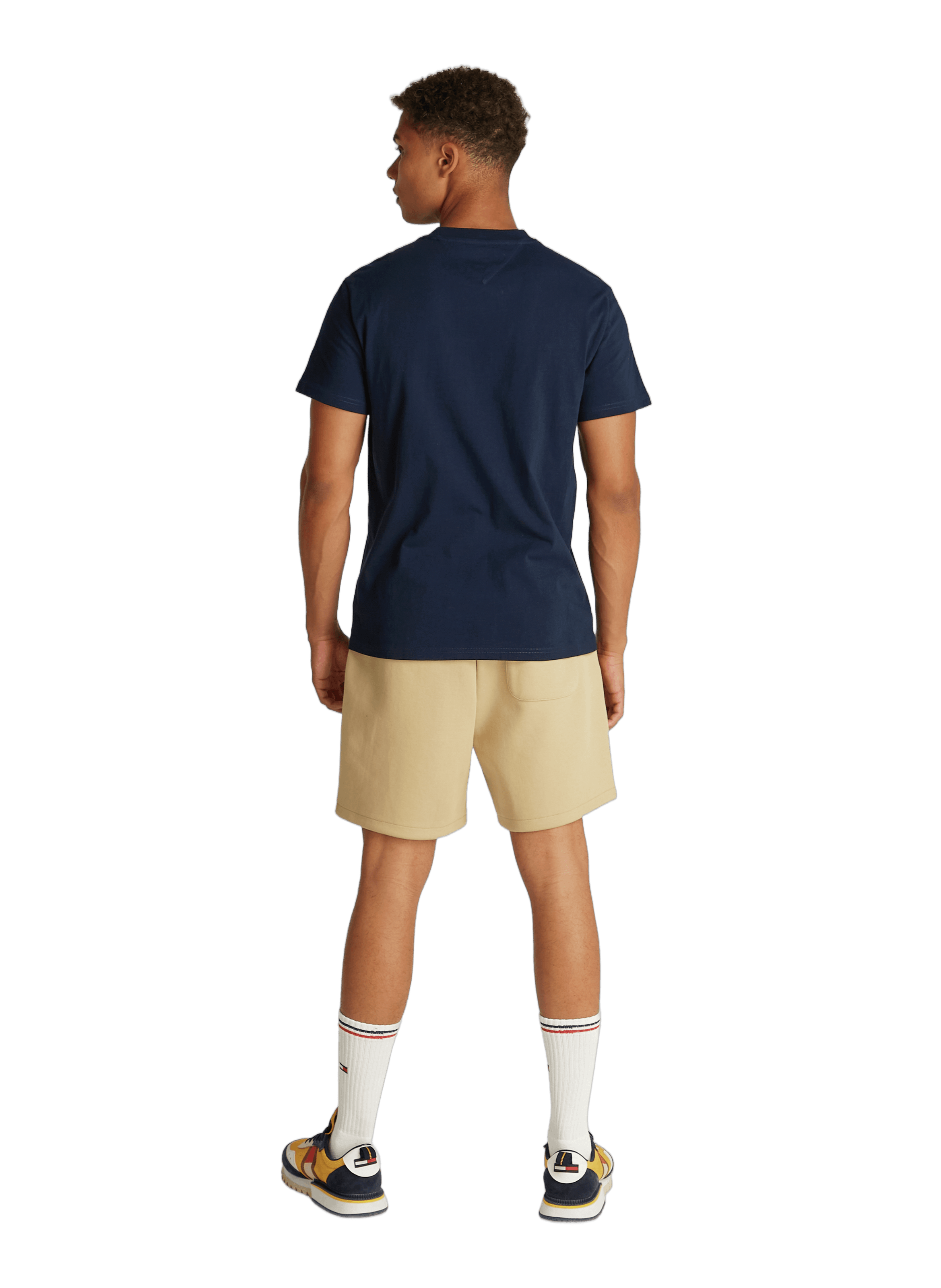 Fitted logo T-shirt TOMMY HILFIGER Blue