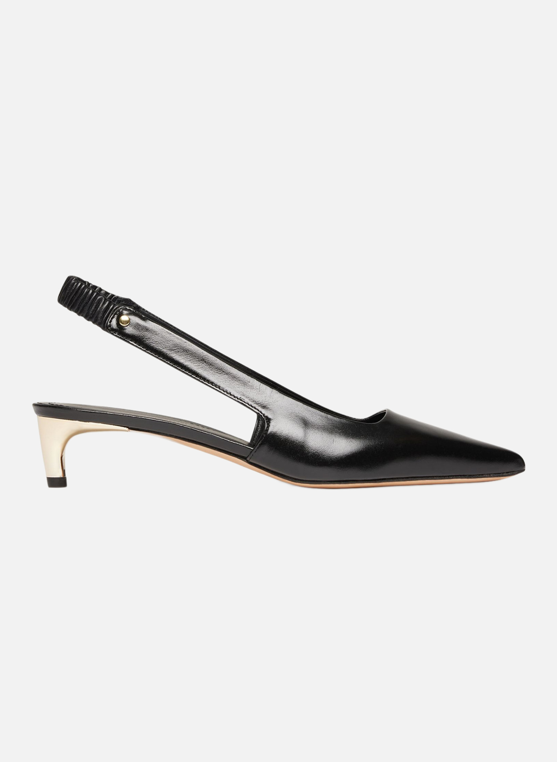 Escarpins Métallisés Cloutés Cuir MAGLOD - Chaussures Élégantes Femme
