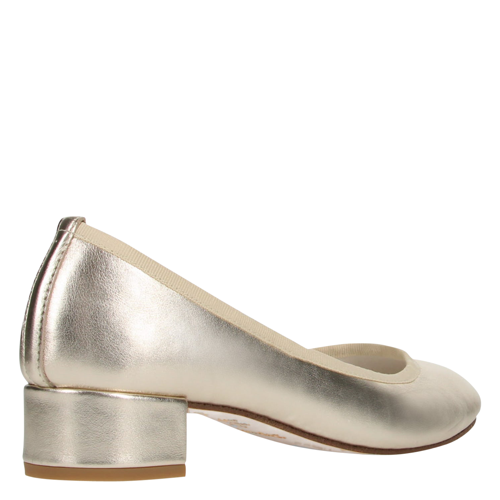 Mules en cuir camille REPETTO Doré