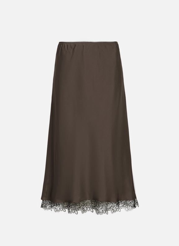 Silk and lace skirt ROHE FRAMES Silk and lace skirt ROHE FRAMES