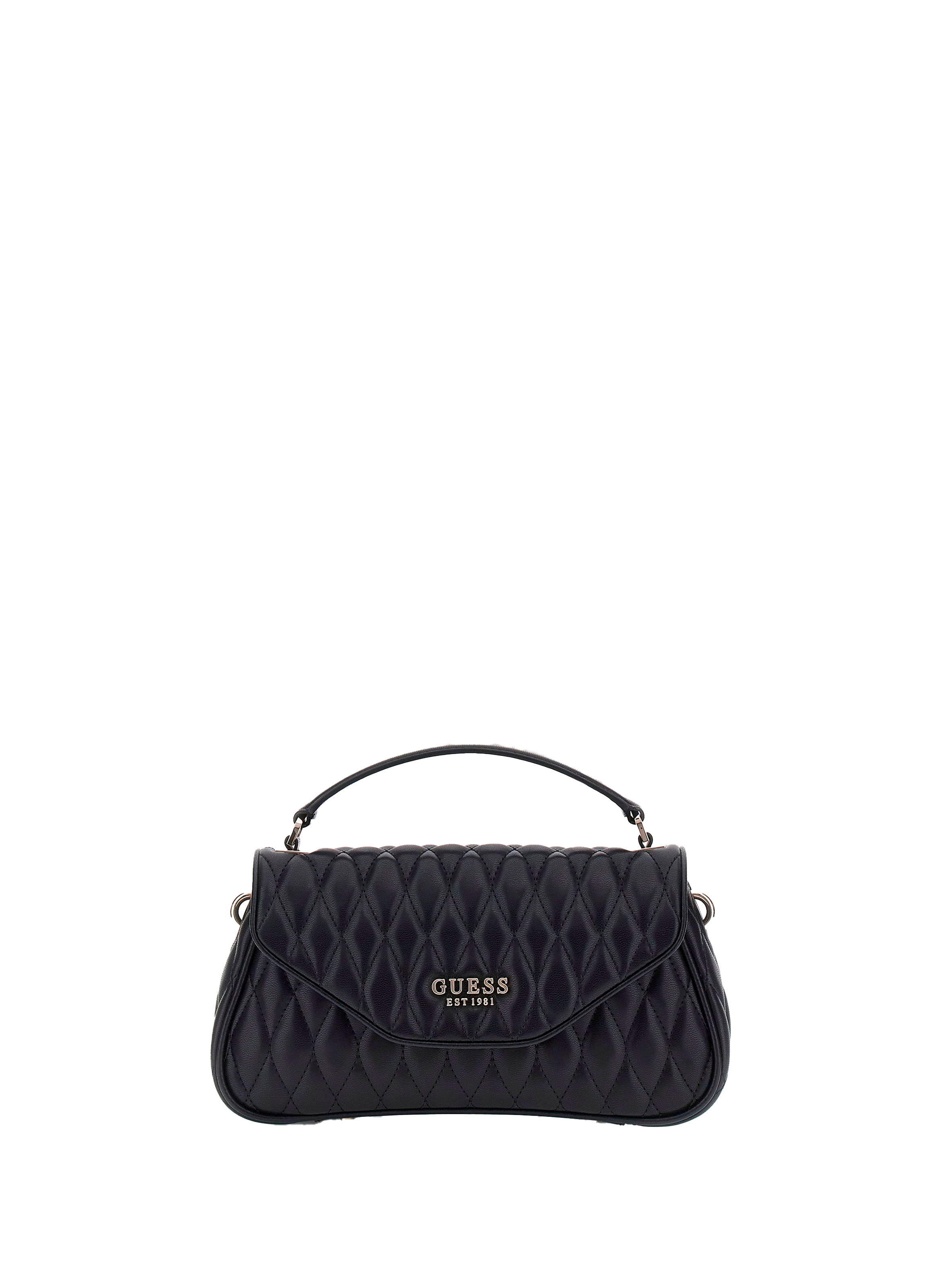 GUESS Sac à main Valla surpiqué Noir