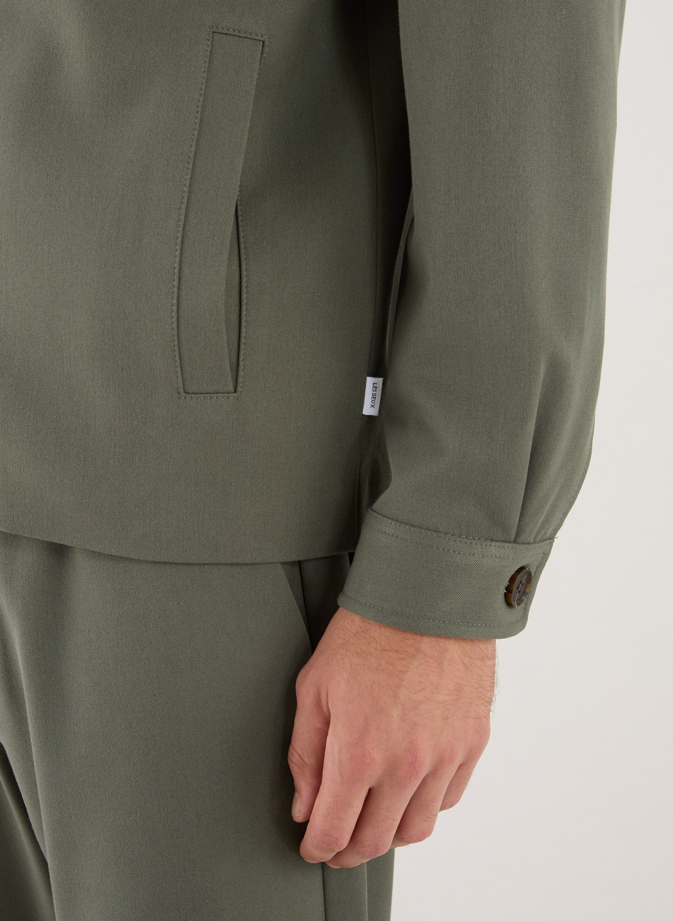 Veste chemise Marseille Hybrid LES DEUX Vert