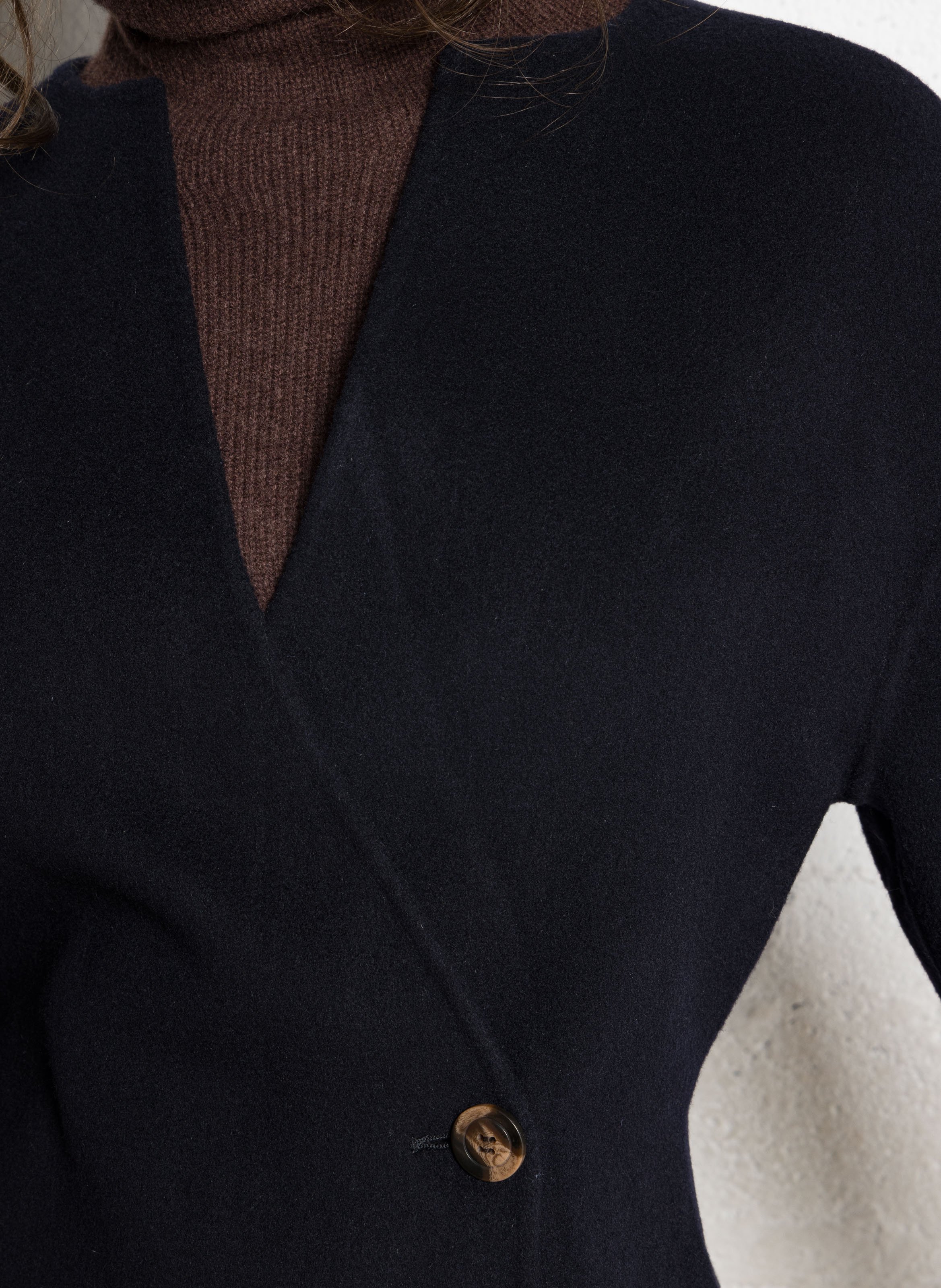 Veste cintrée en laine mélangée Dream SOEUR Bleu