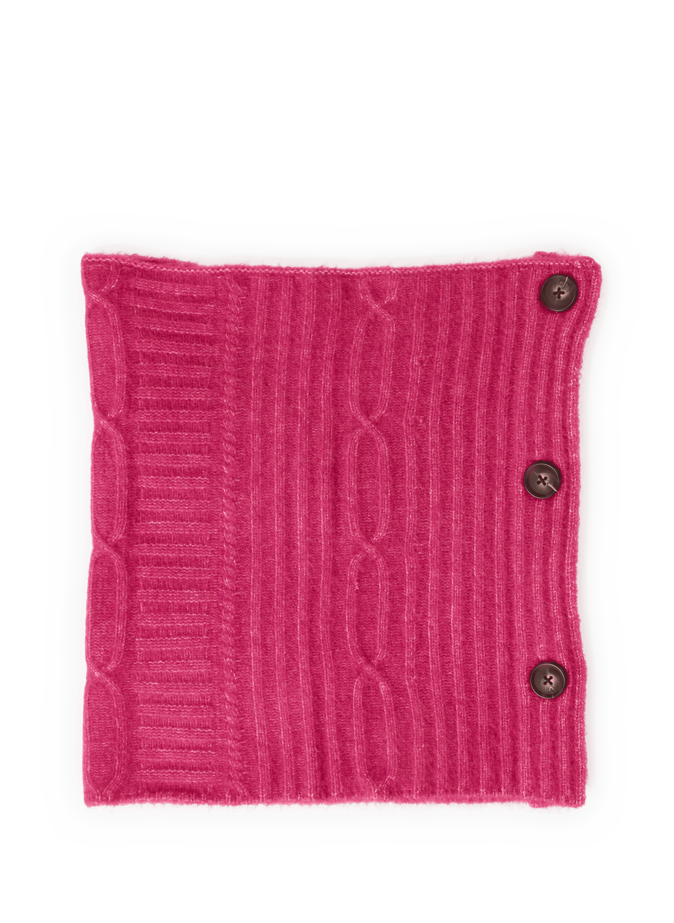 SUNCOO Ribbed Avoriaz plastron scarf Pink