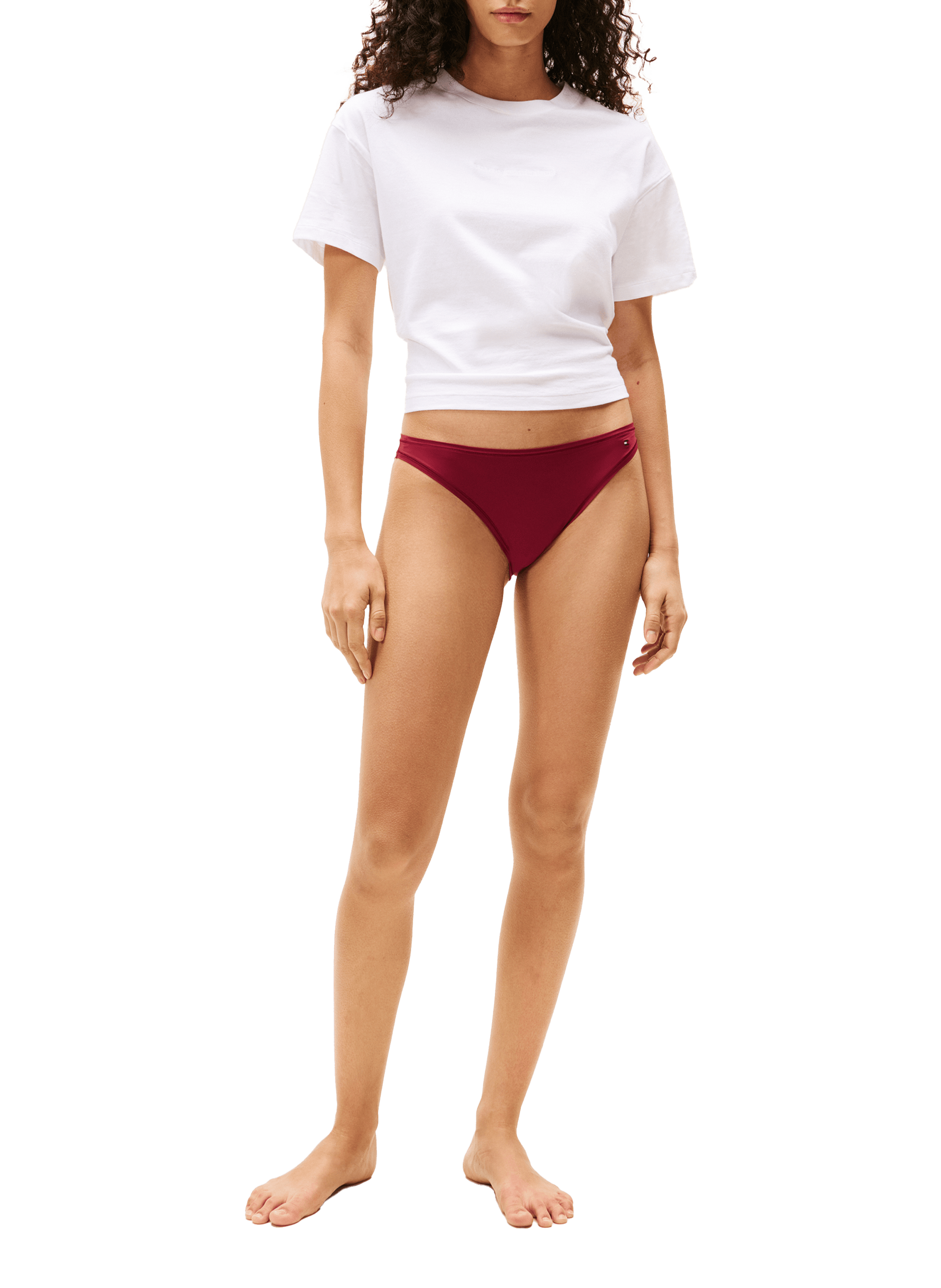 Culotte unie TOMMY HILFIGER Rouge