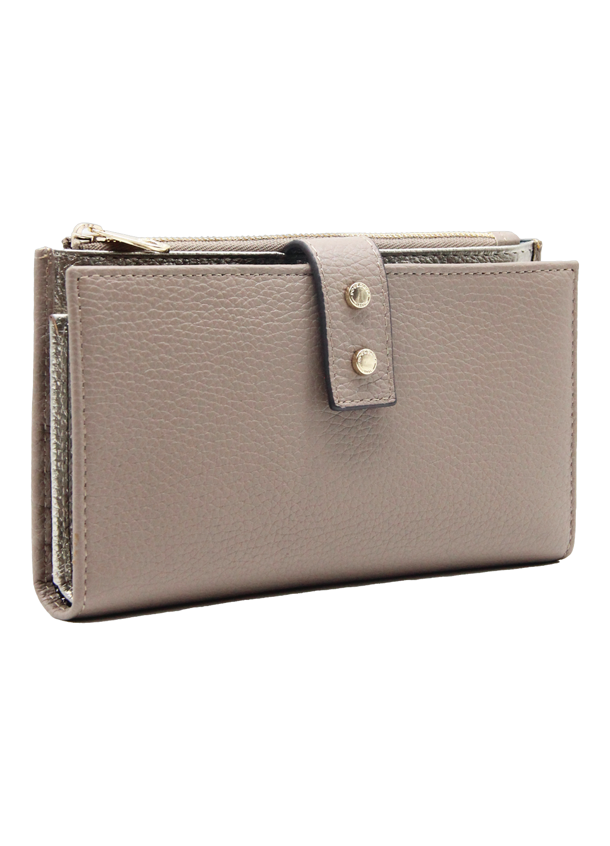 Hebdo | portefeuille compagnon gm en cuir de veau grainé POURCHET Marron