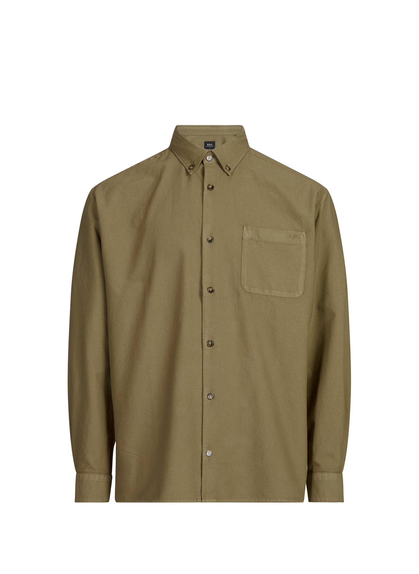 Chemise en coton  A.P.C. Vert