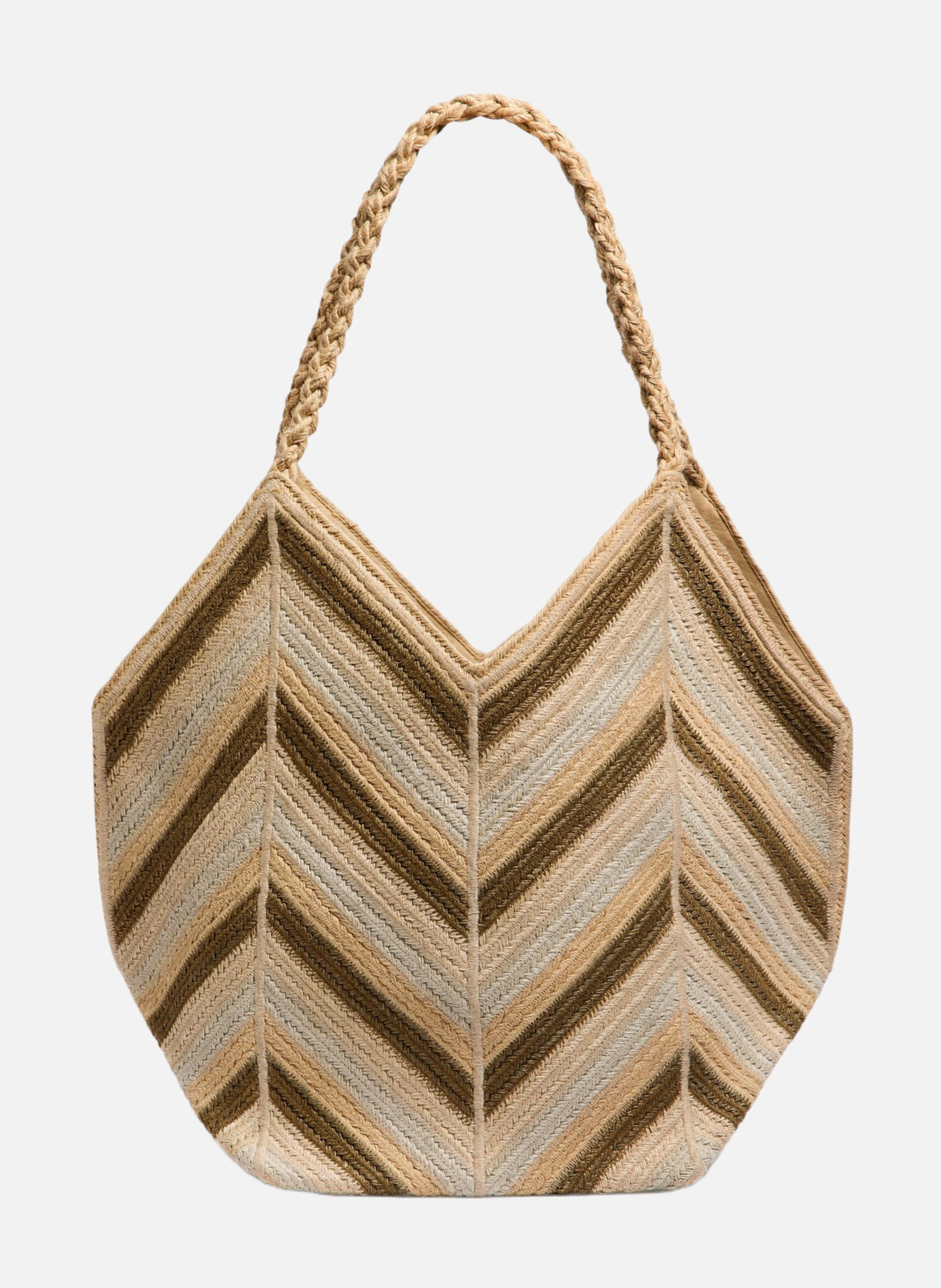 Panier en jute VANESSA BRUNO Vert