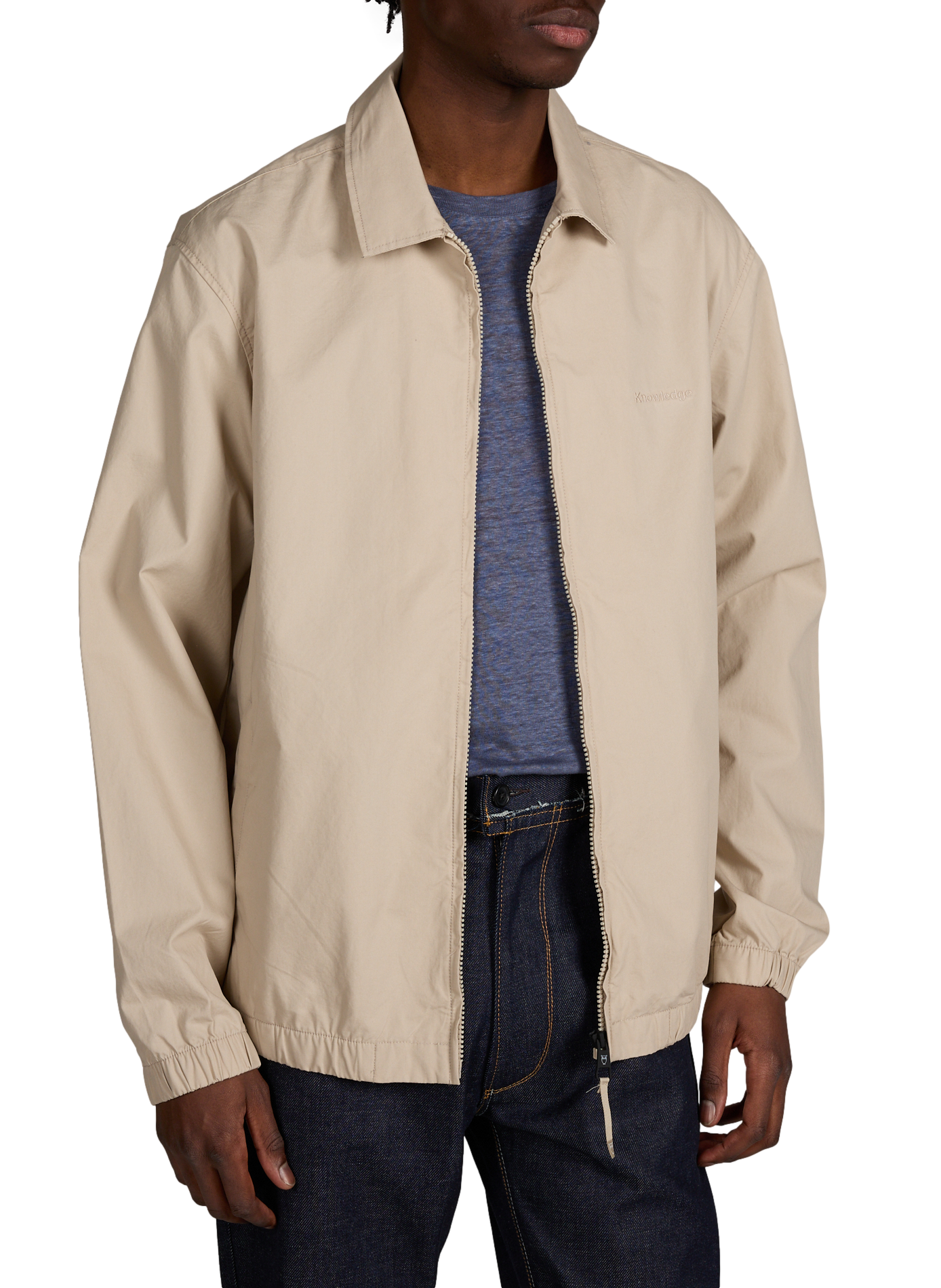 Blouson oversize en coton KNOWLEDGE COTTON Gris