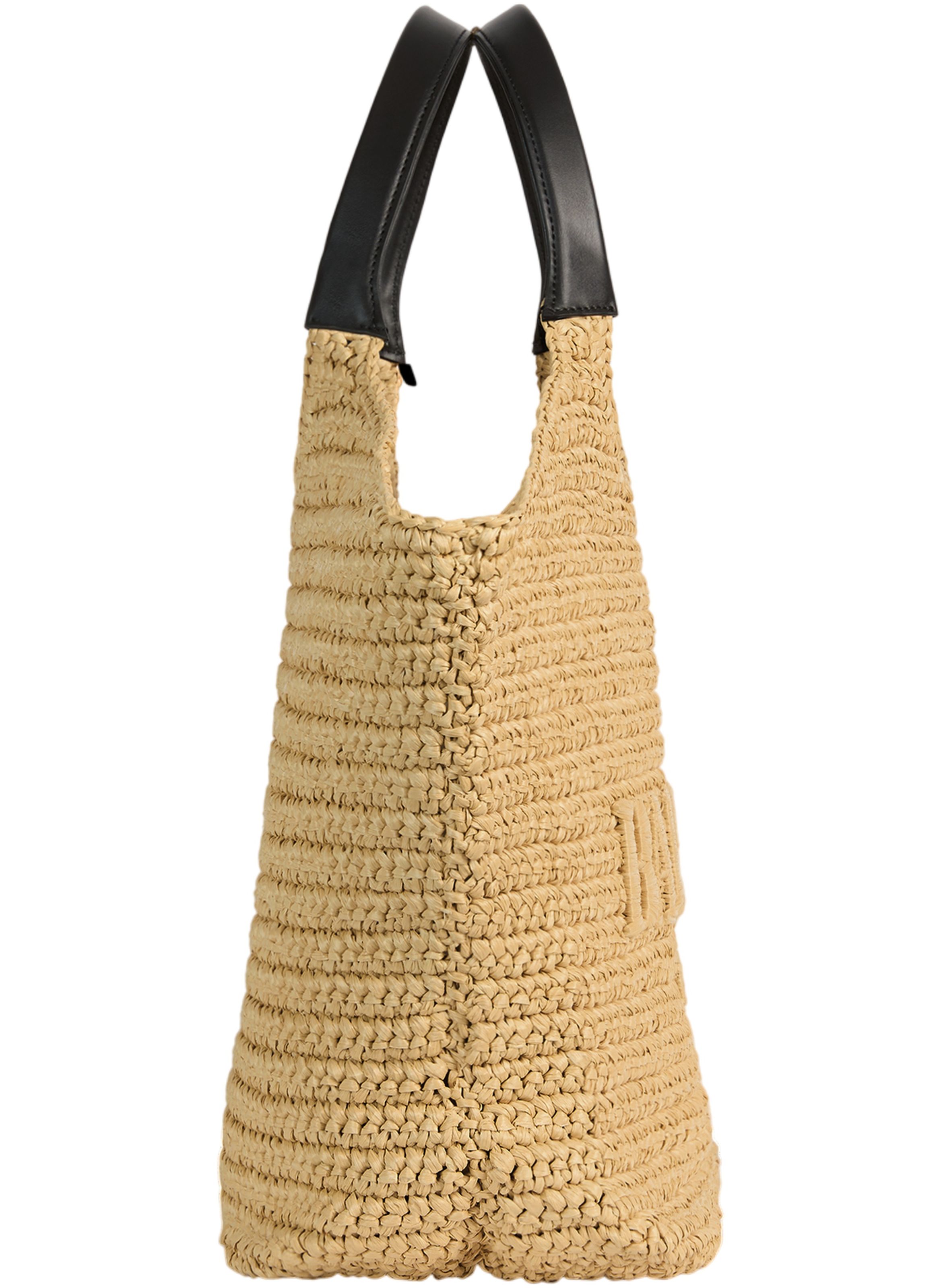 Sac cabas balmain en crochet BALMAIN Beige