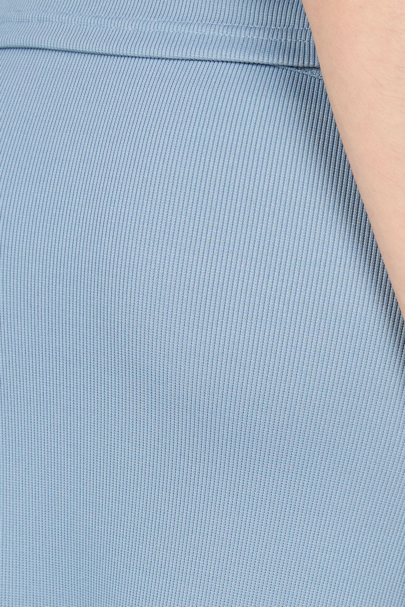 Ribbed skirt with elastic waistband CHRISTOPHER ESBER Blue