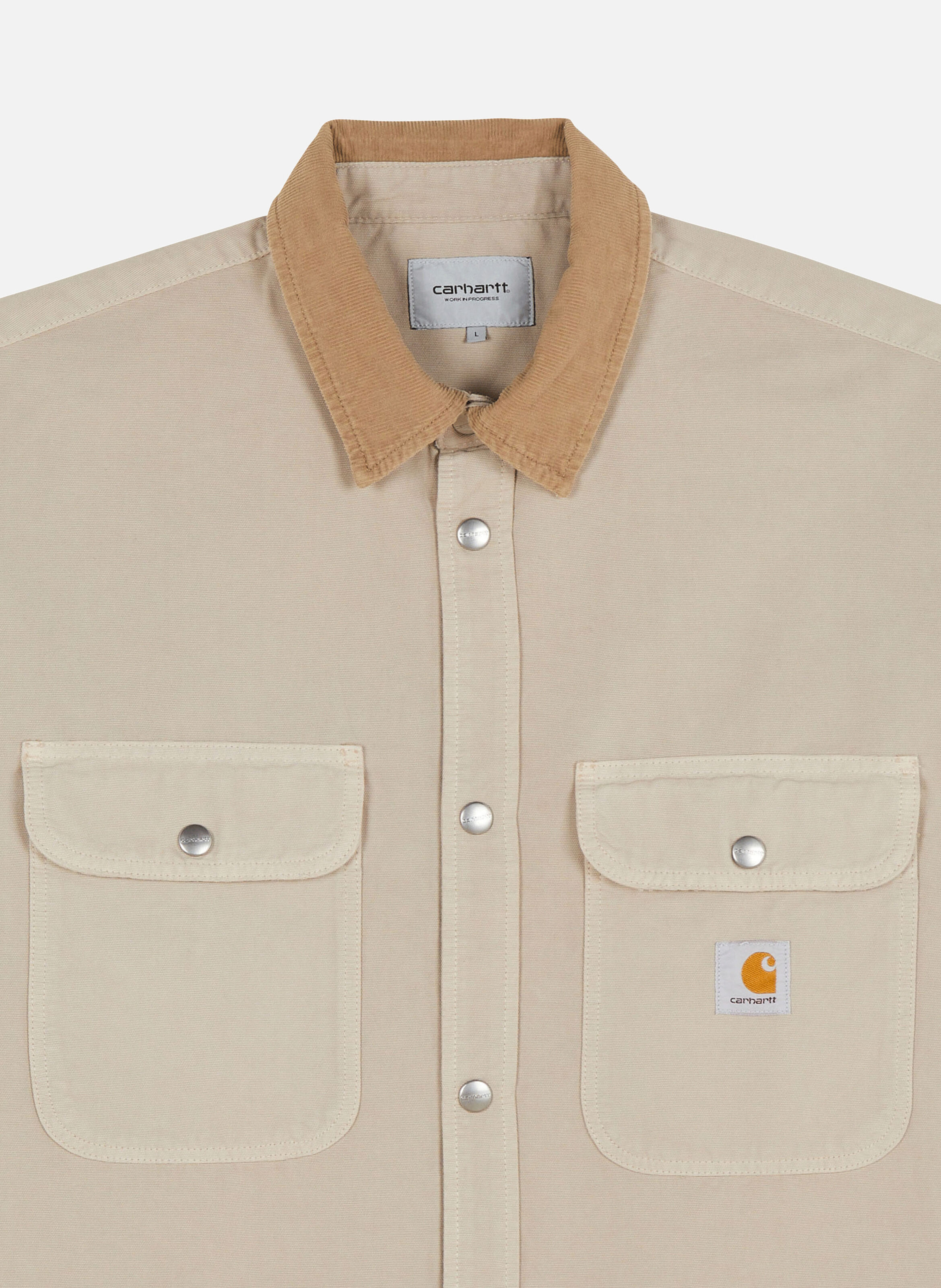 Surchemise prescott shirt jac CARHARTT WIP Beige