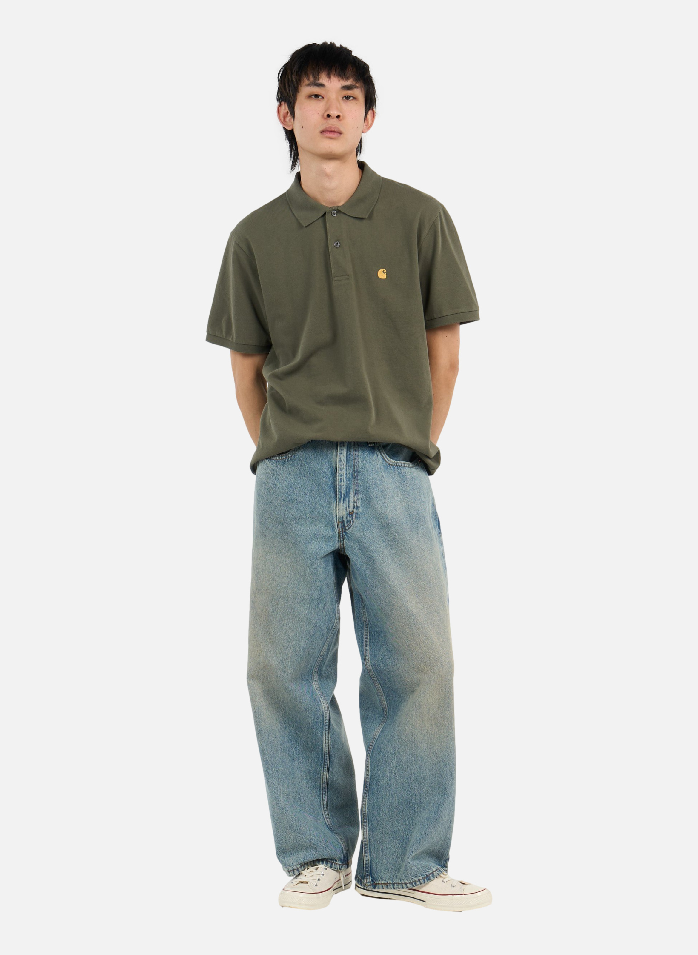 Polo chase CARHARTT WIP Kaki