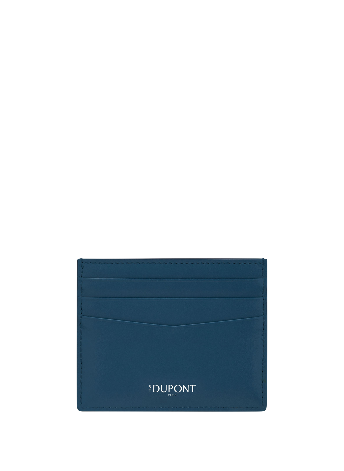 Kartenhalter Apex aus Leder S.T. DUPONT Blau