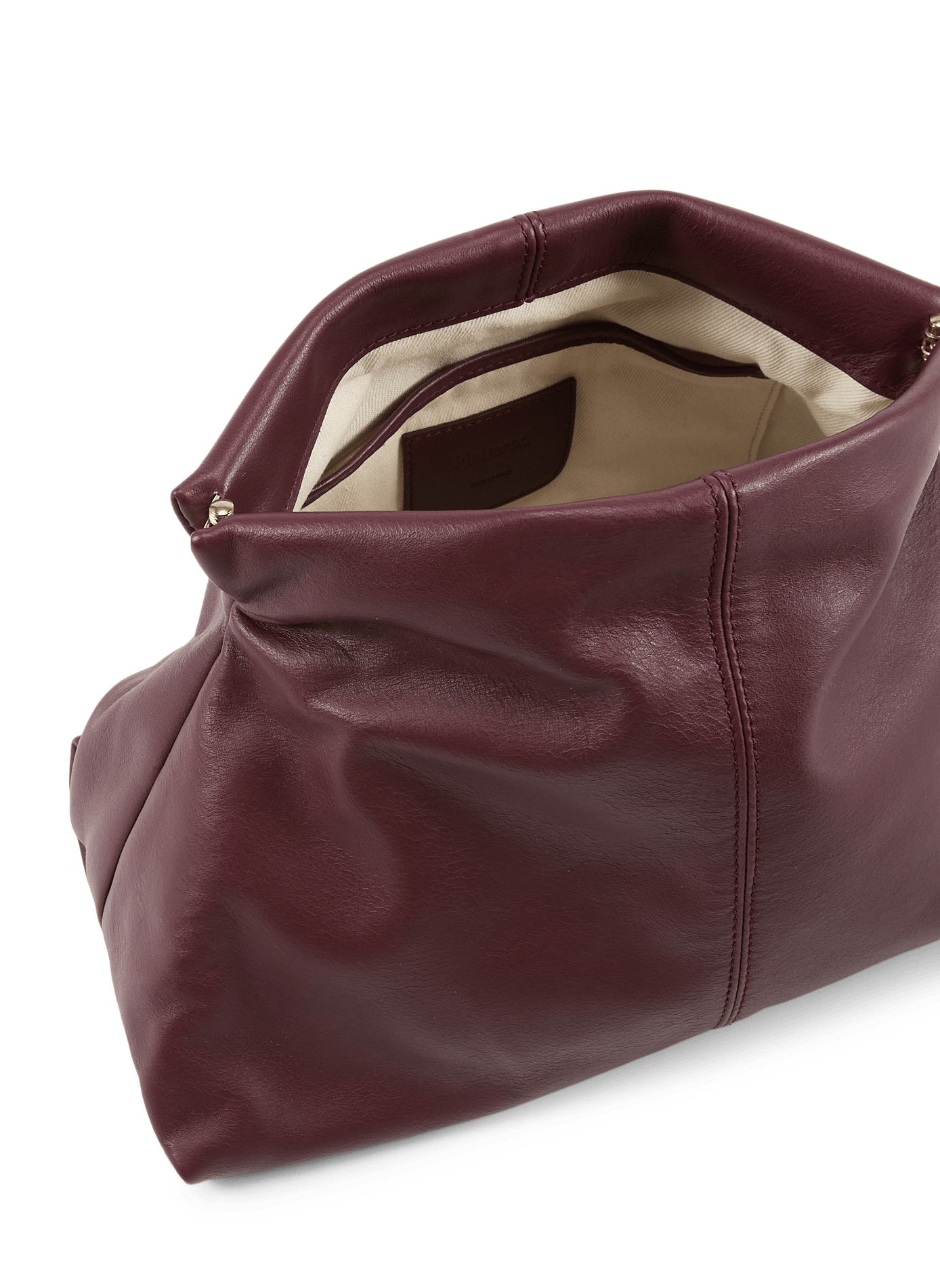 Clay Clutch Leather Pouch FLATTERED Red