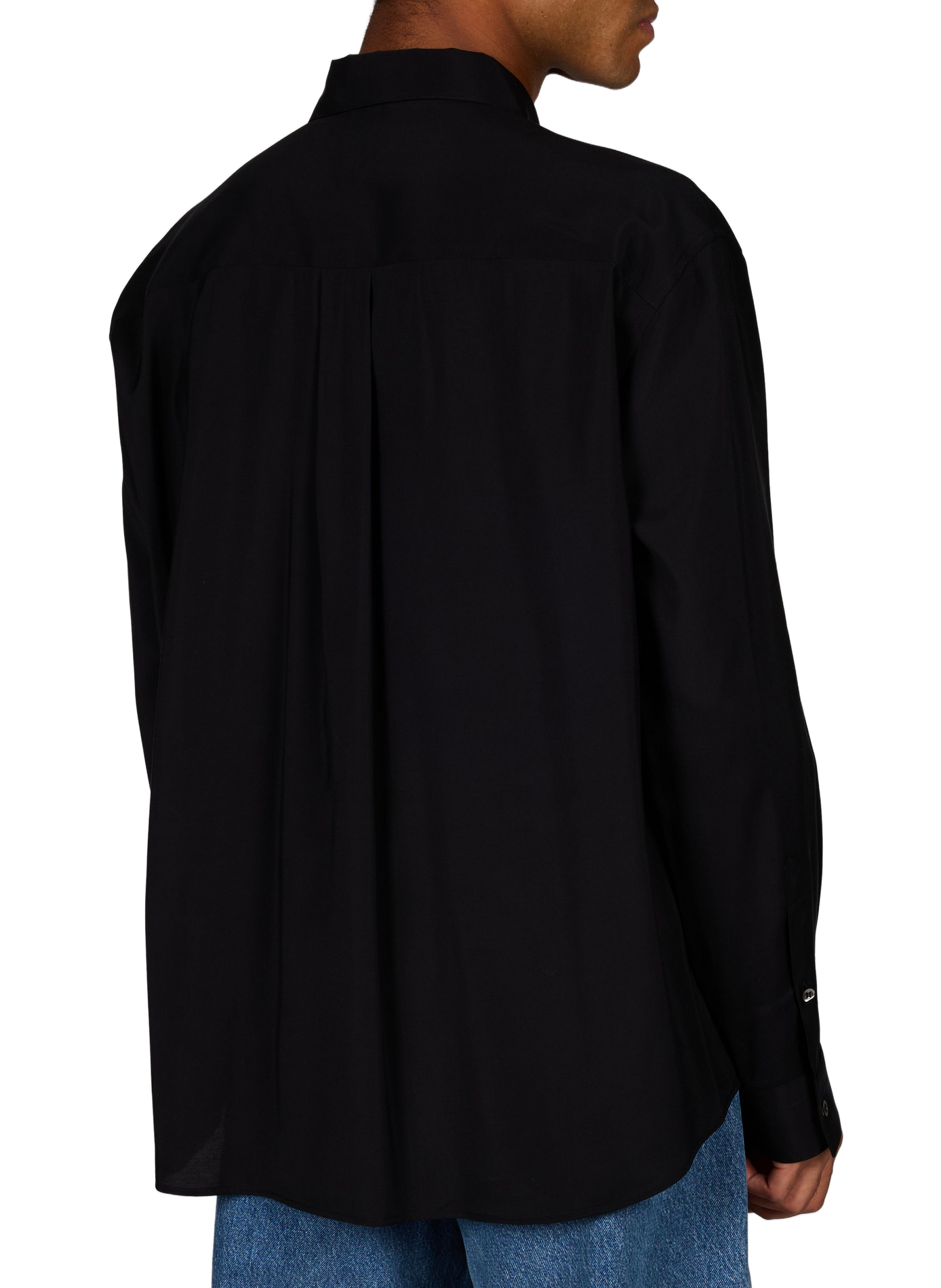 Chemise droite à col classique EMPORIO ARMANI Noir