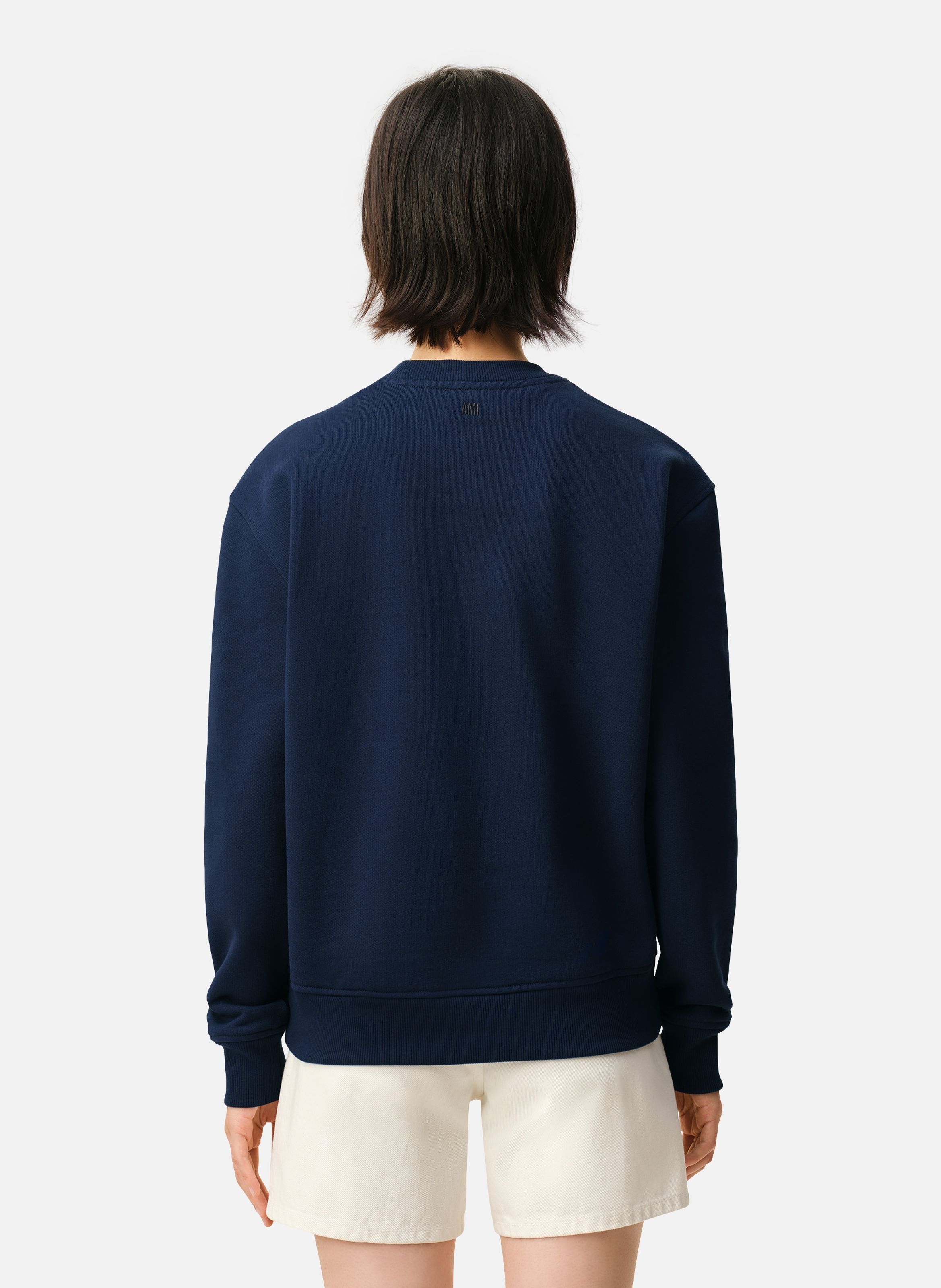 Sweatshirt ami de coeur rouge unisexe AMI PARIS Bleu