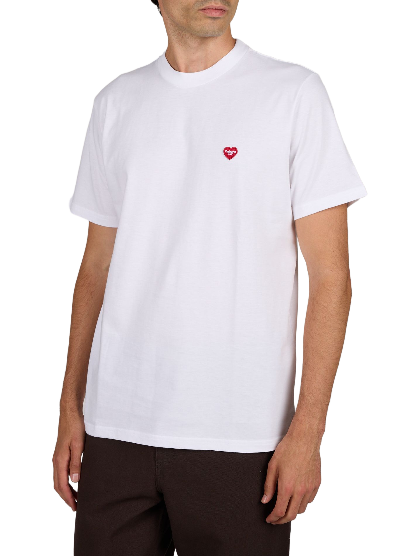 T-shirt small heart CARHARTT WIP White