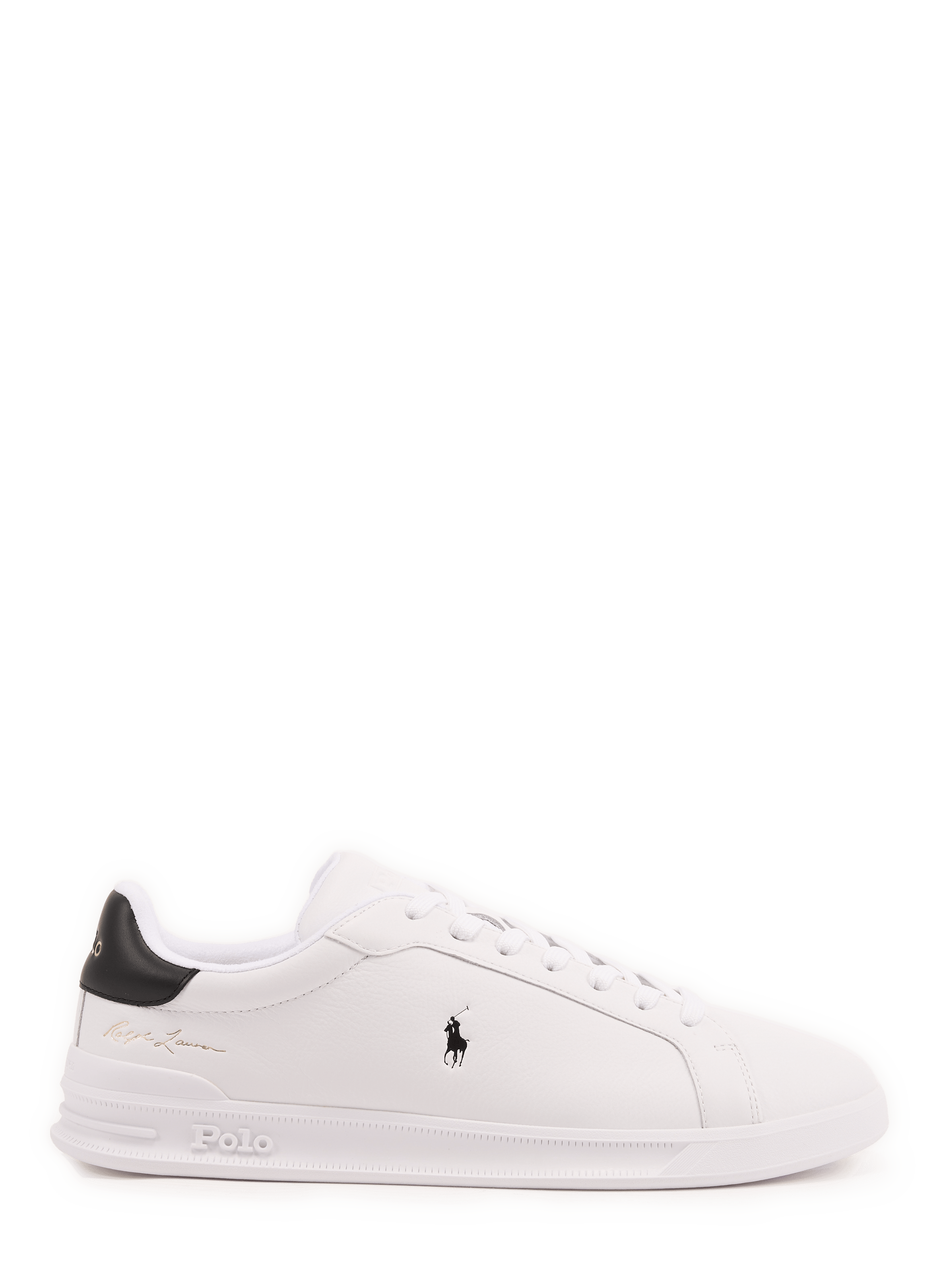 Low-top Heart Court leather sneakers POLO RALPH LAUREN White