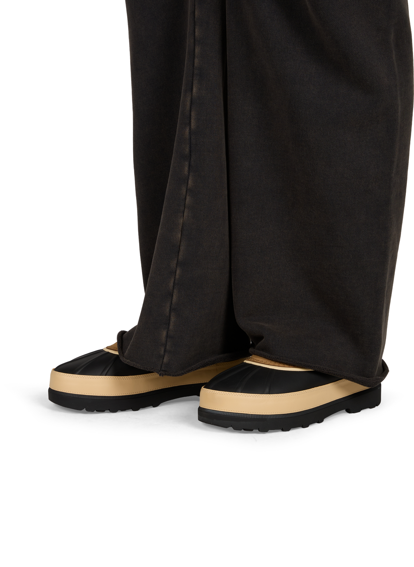 Mixed leather moccasins SOREL Brown