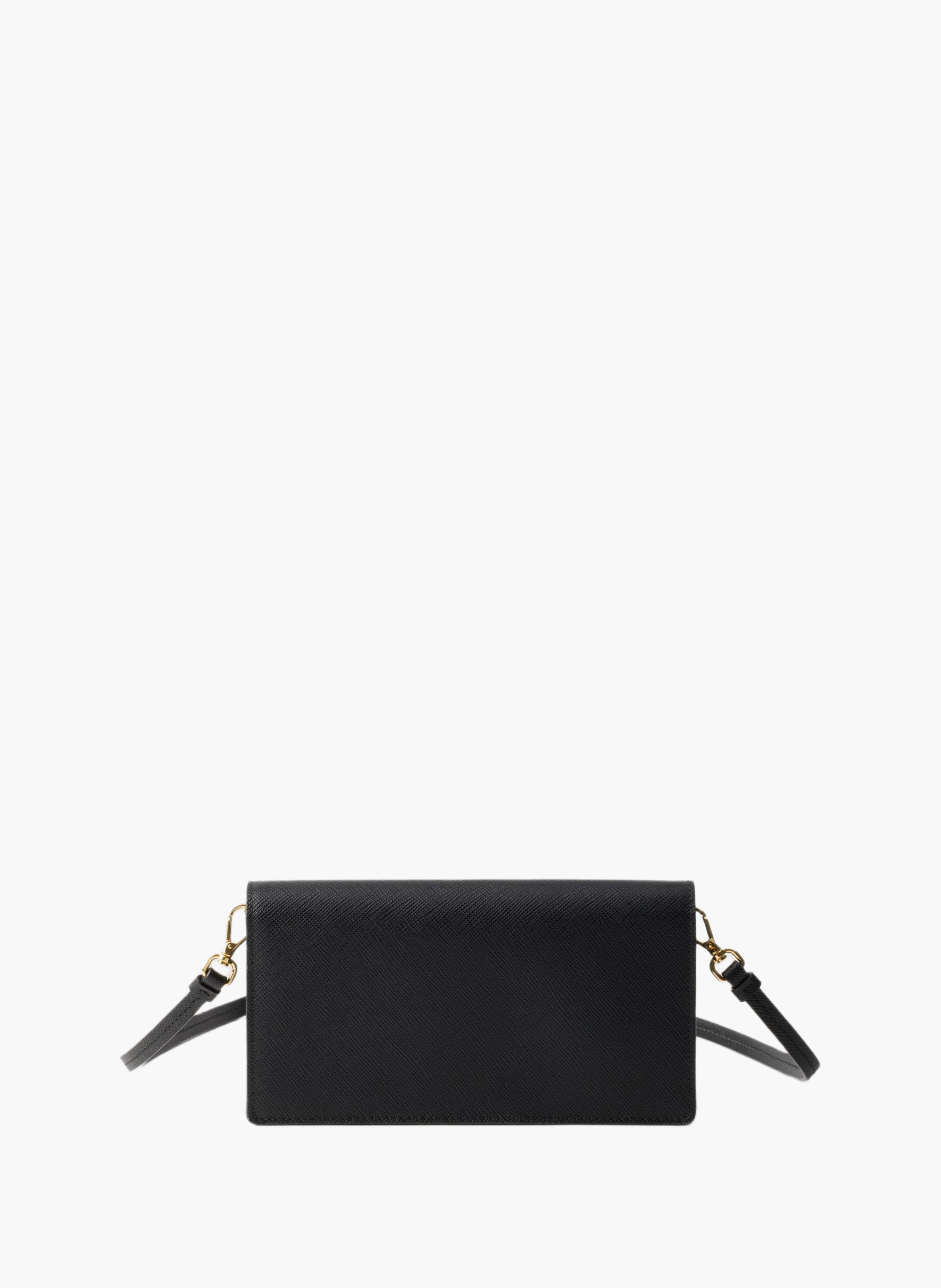 Mini sac en cuir saffiano PRADA Noir