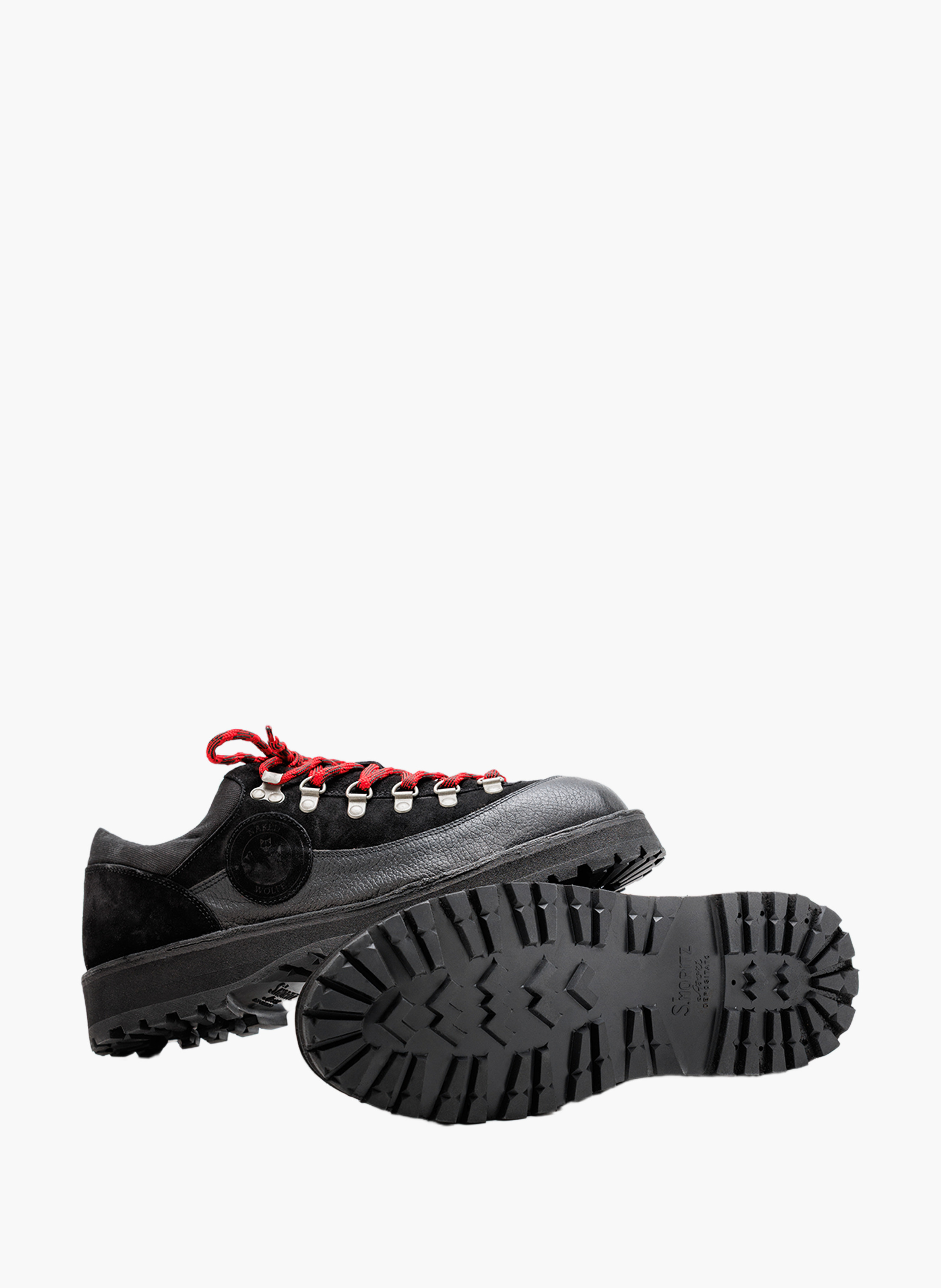 Bottines glacier en cuir NAKED WOLFE Noir