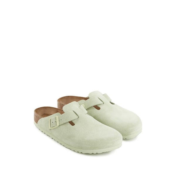 Birkenstock Boston Bs Mules In White