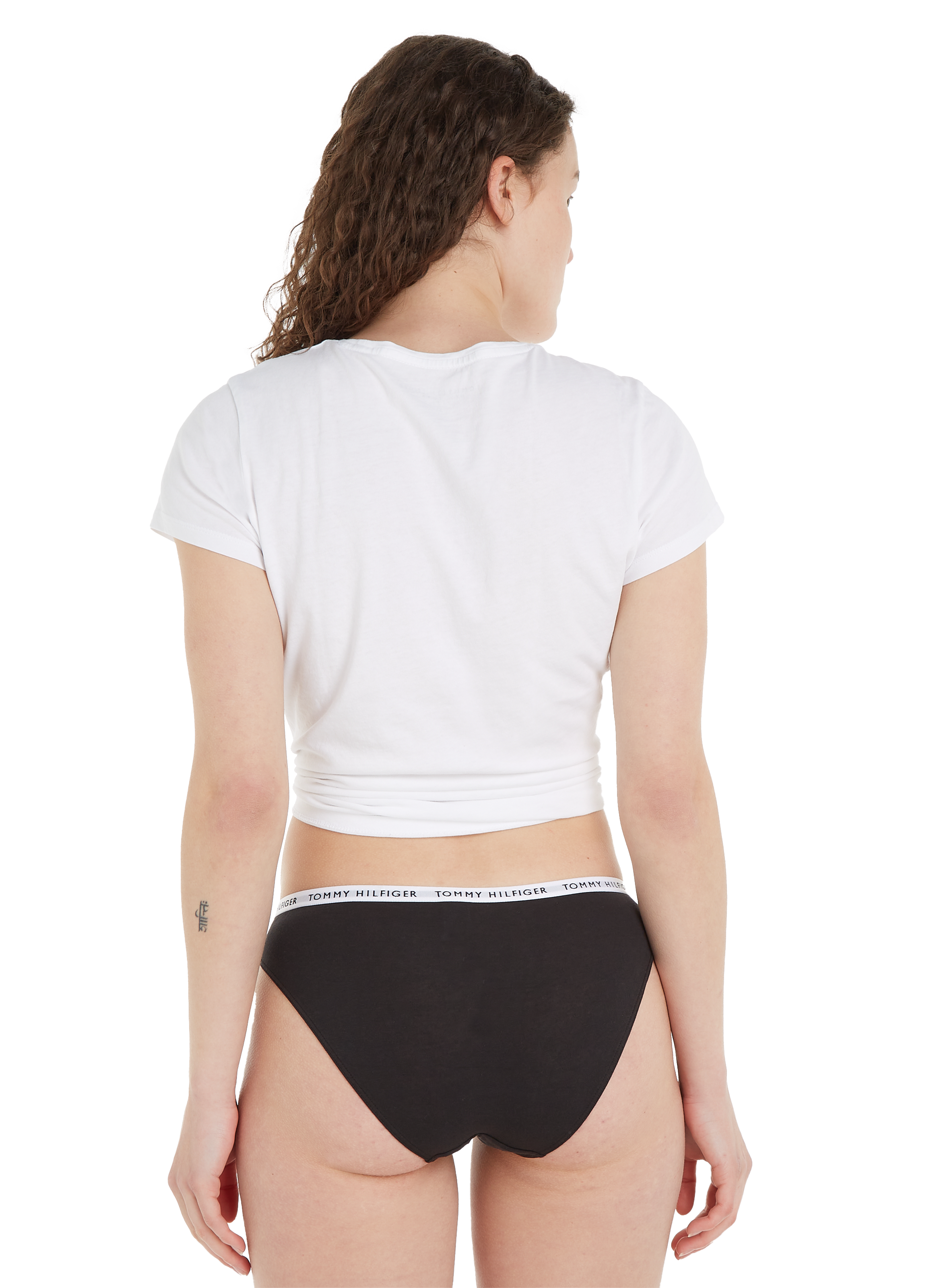 Lot de trois culottes en coton recyclé TOMMY HILFIGER Multicolore