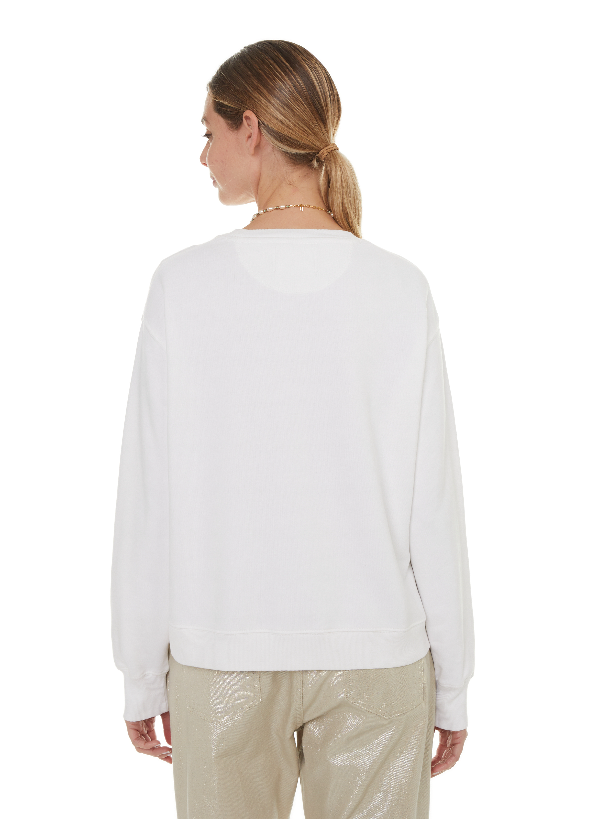 Sweatshirt with print design LEON & HARPER White