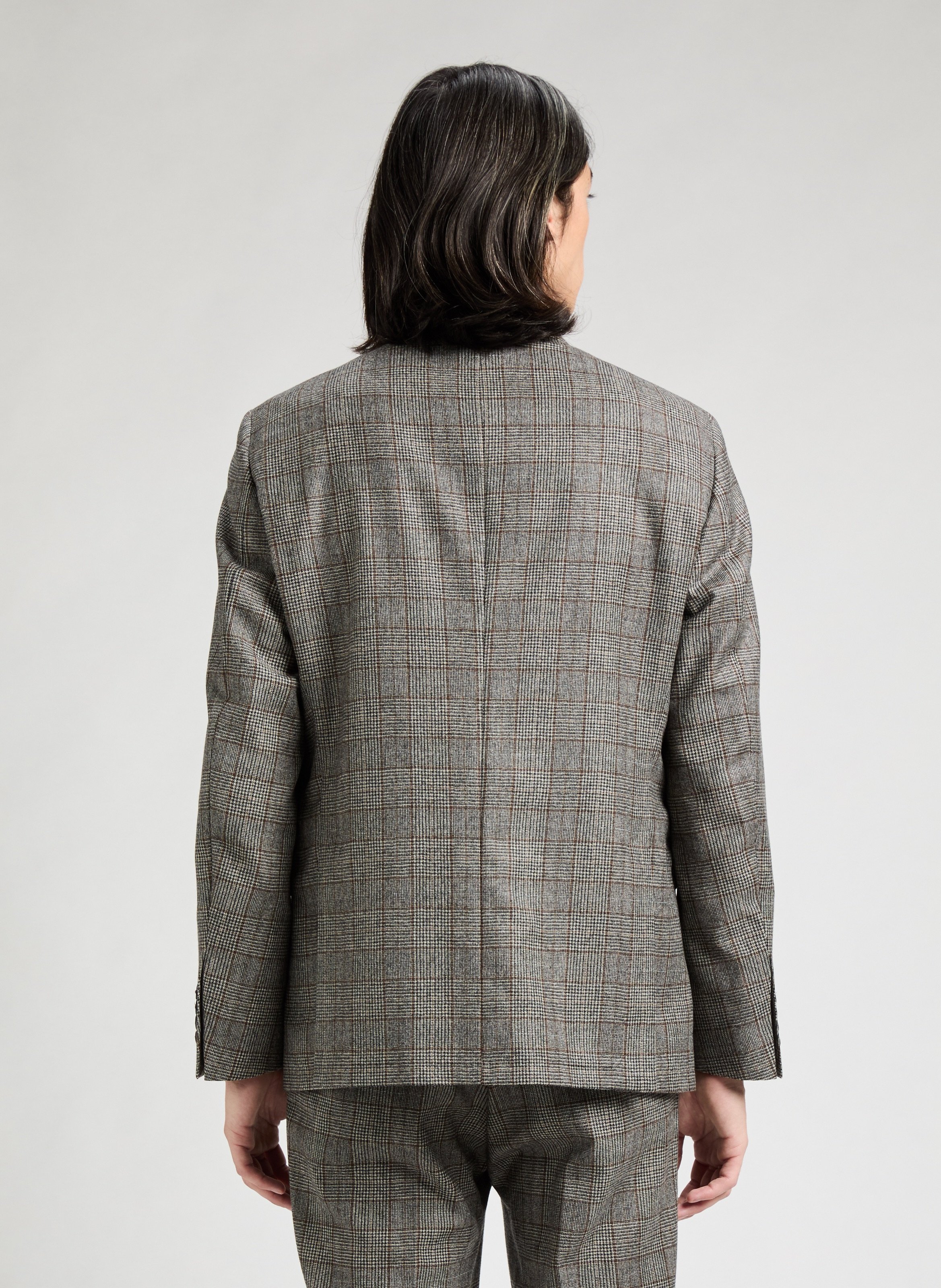 Check blazer HACKETT Brown