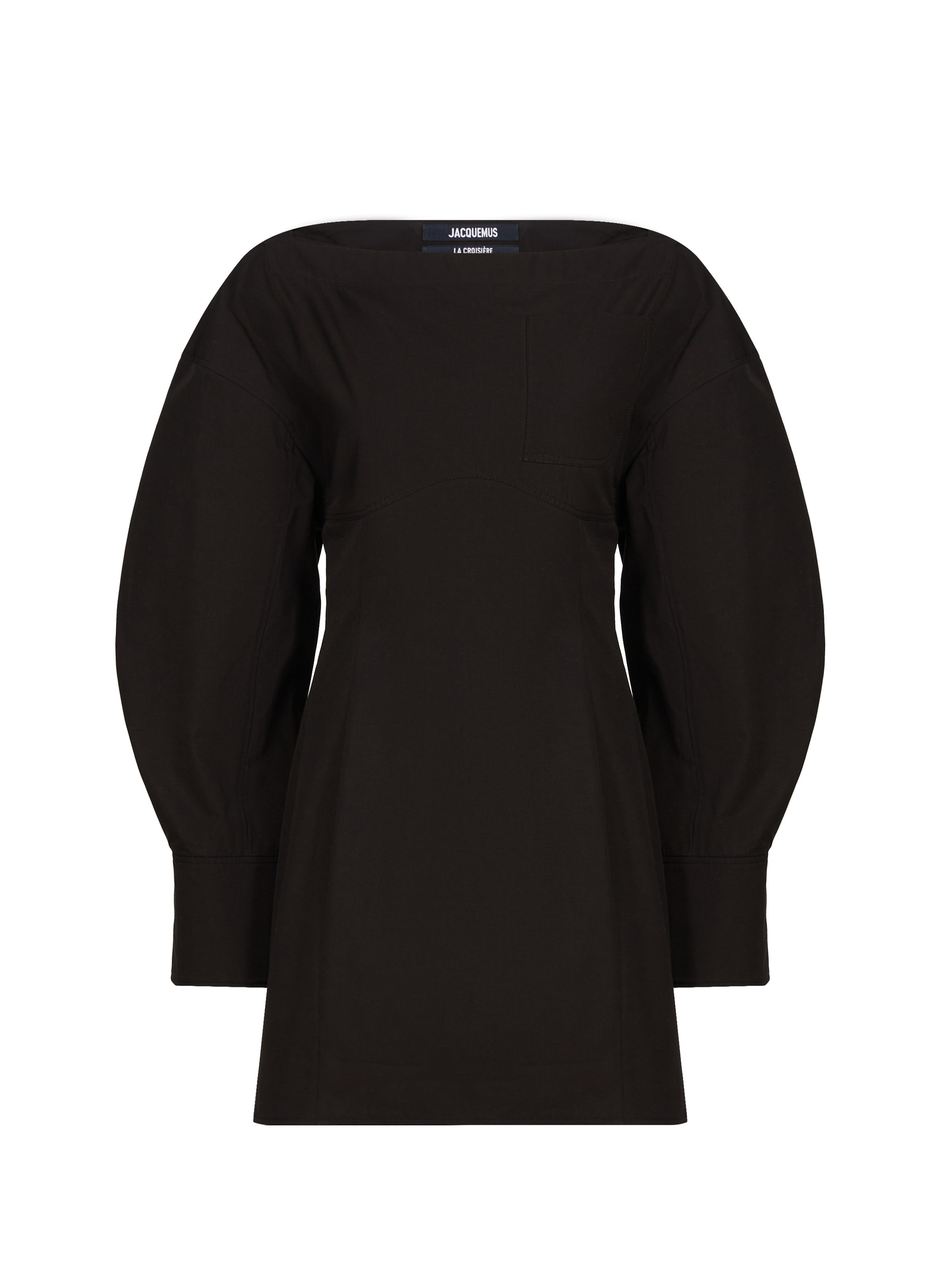 Shirt dress Coat JACQUEMUS Black