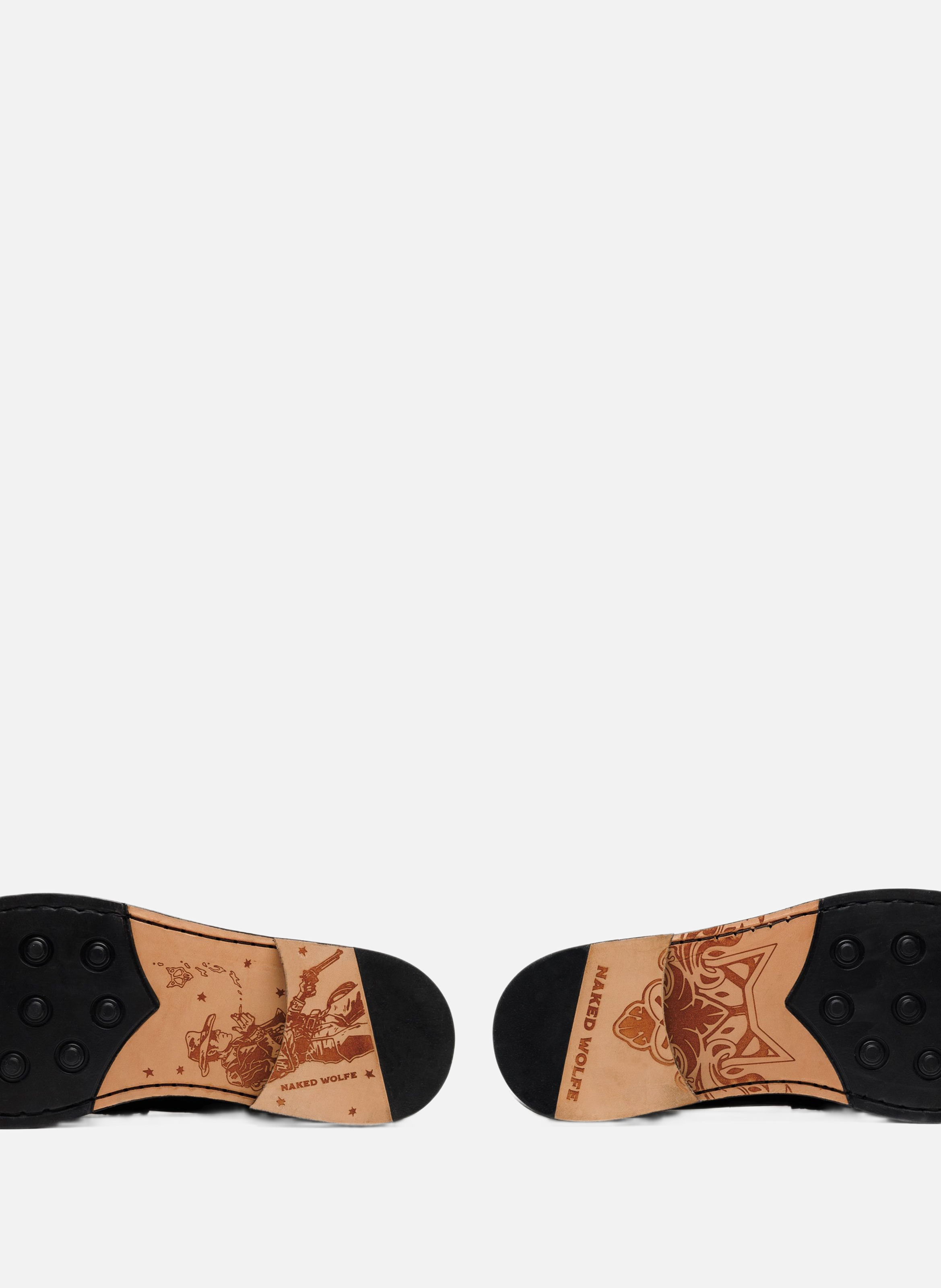 Mocassins roma NAKED WOLFE Argent