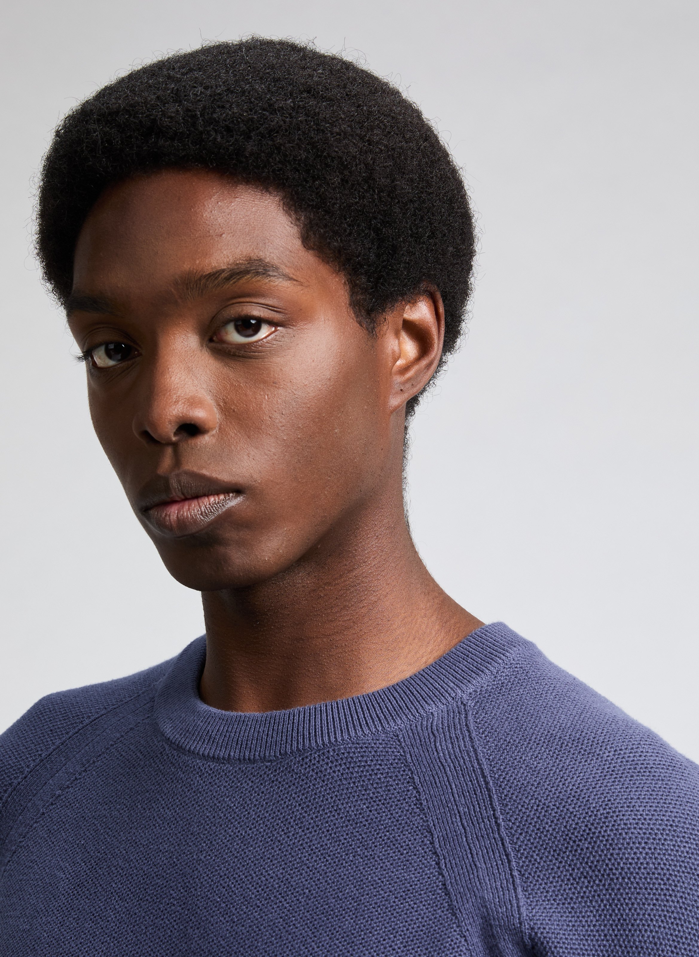 Straight cotton knit jumper DOCKERS Blue