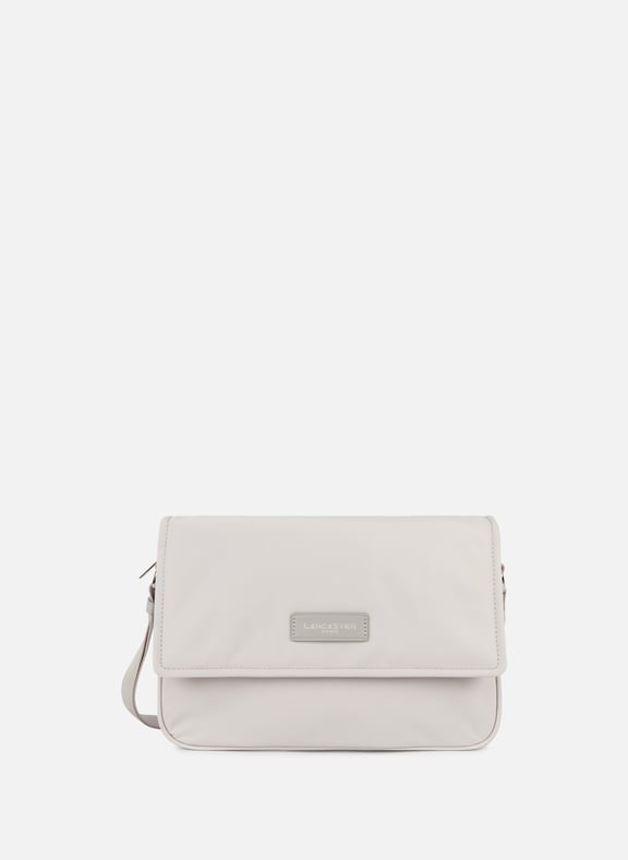 Sac gibecière - basic vita Gris by LANCASTER LANCASTER Sac gibecière - basic vita Gris